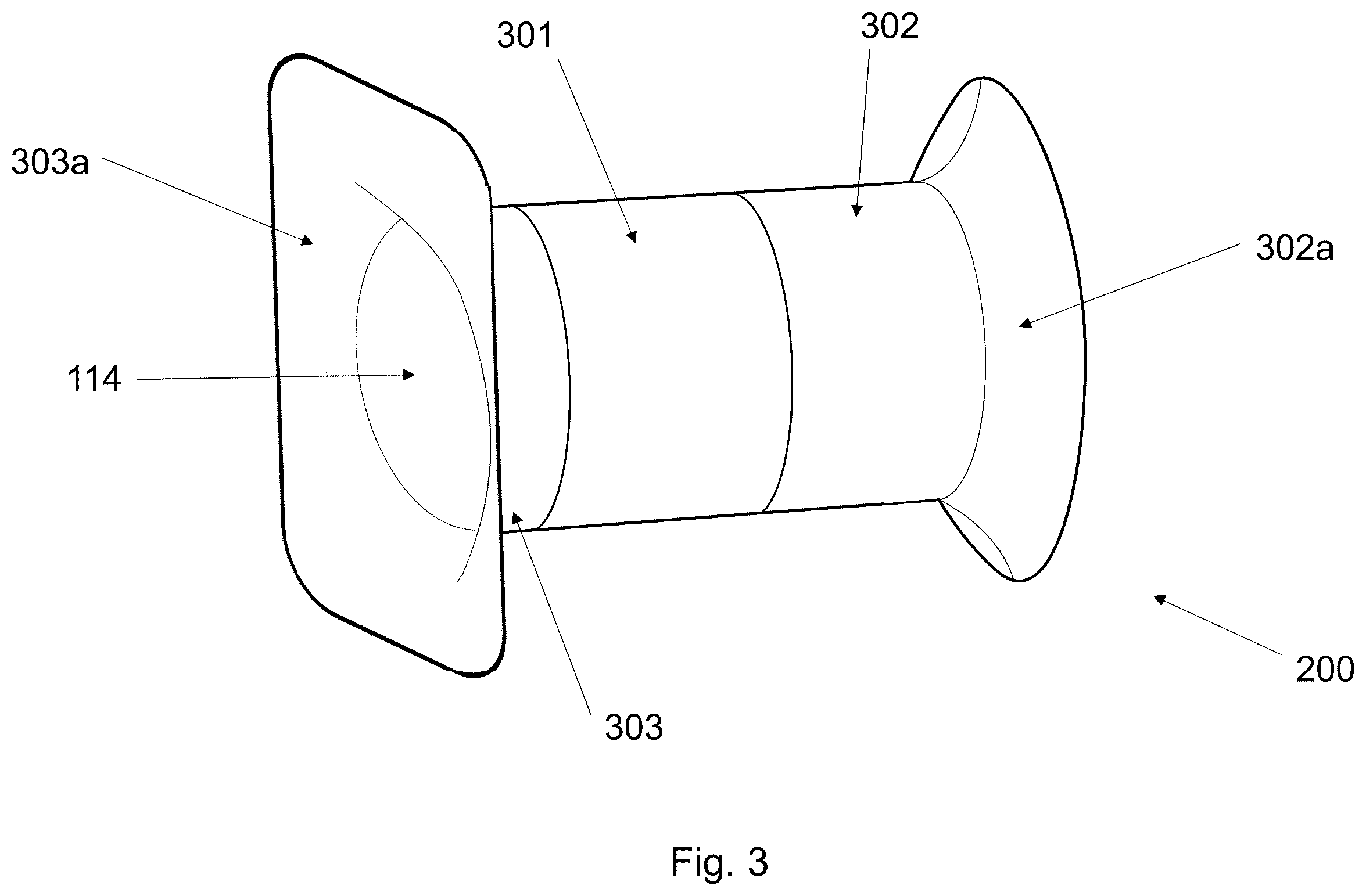 Patent US12588877 Figure 3 – Bore tube of a radiotherapy device