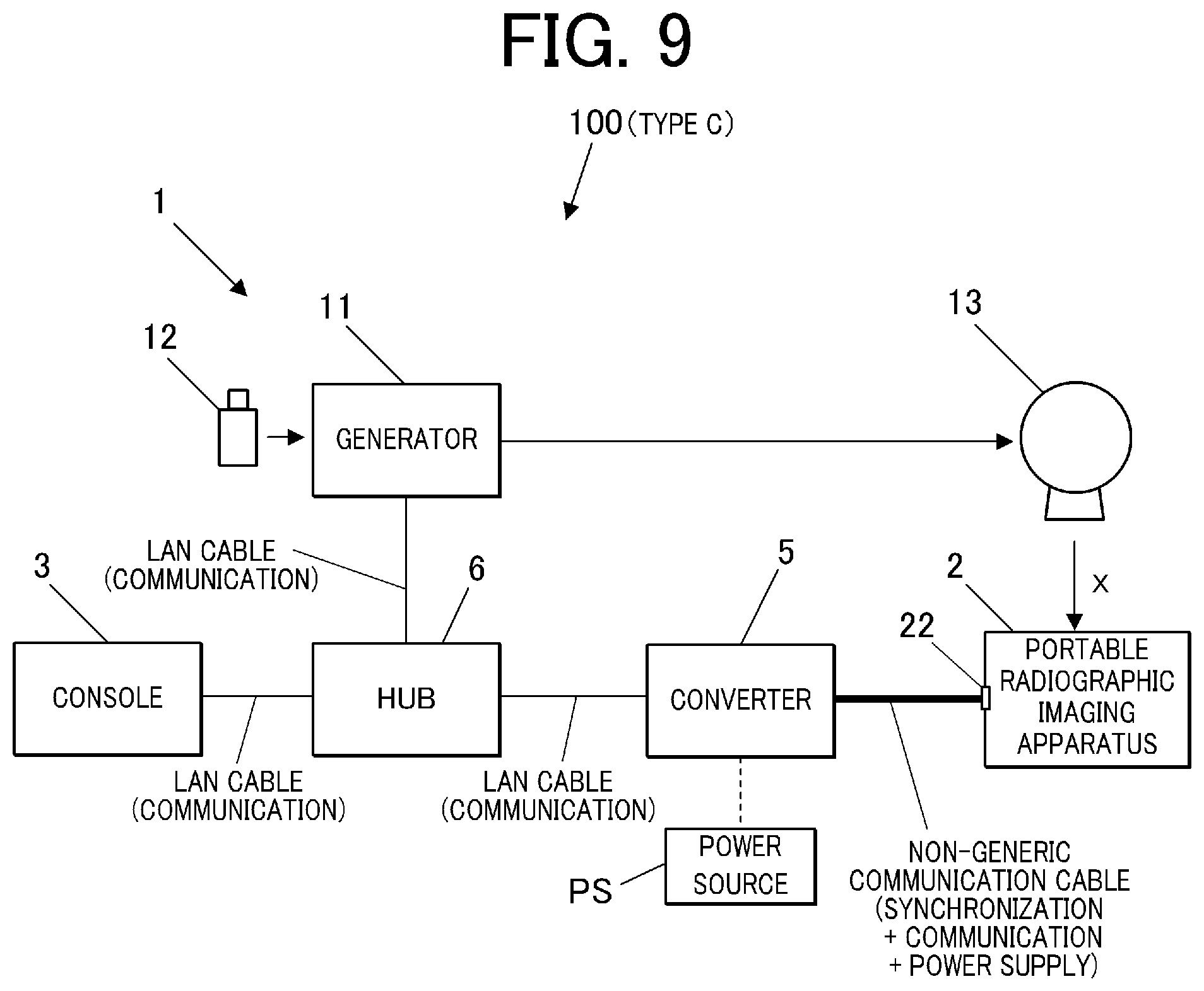 Patent US12588880 Figure 5 – Portable radiographic imaging apparatus and radiographic imaging system