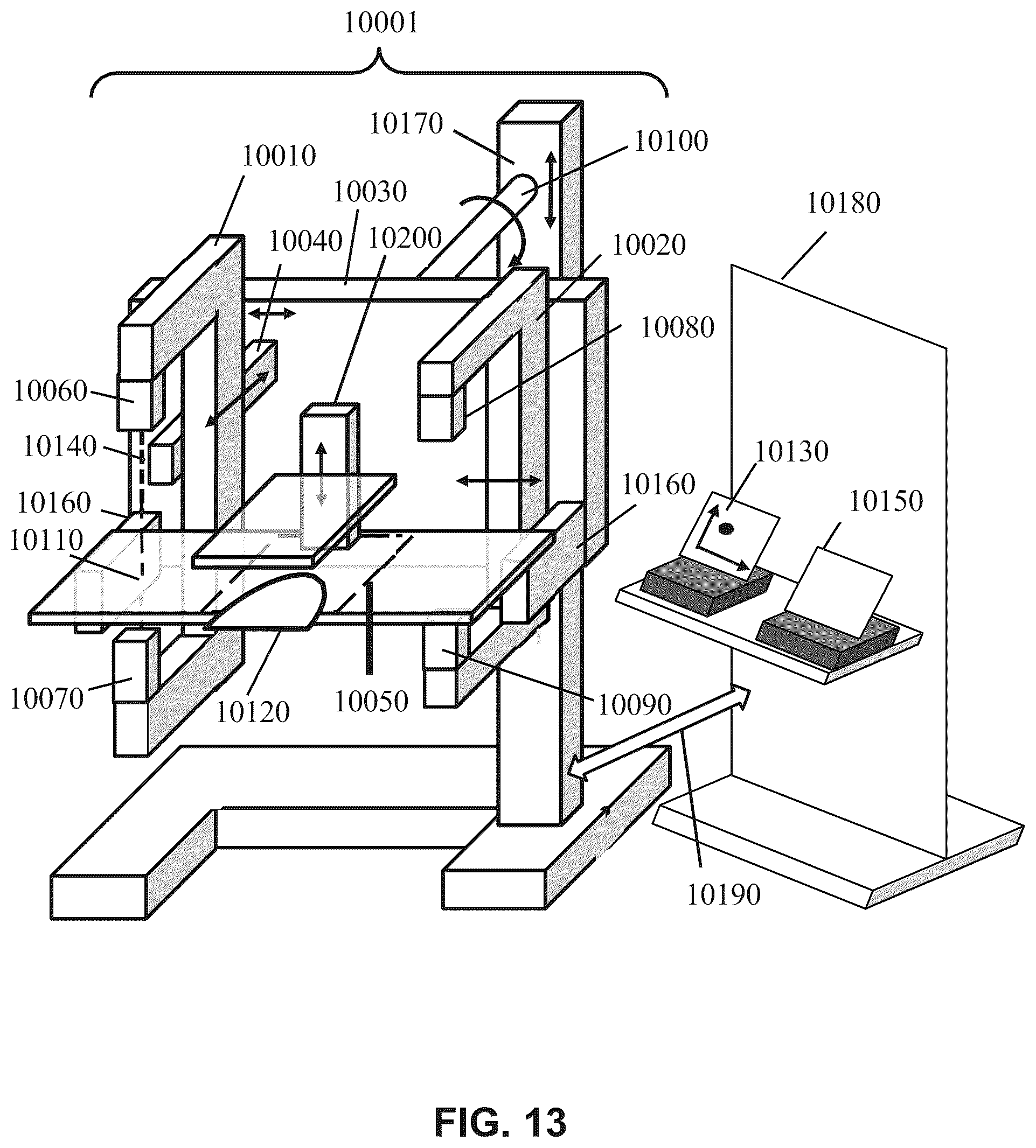 Patent US12588883 Figure 13 – X-ray system and method for tissue structural analysis and imaging