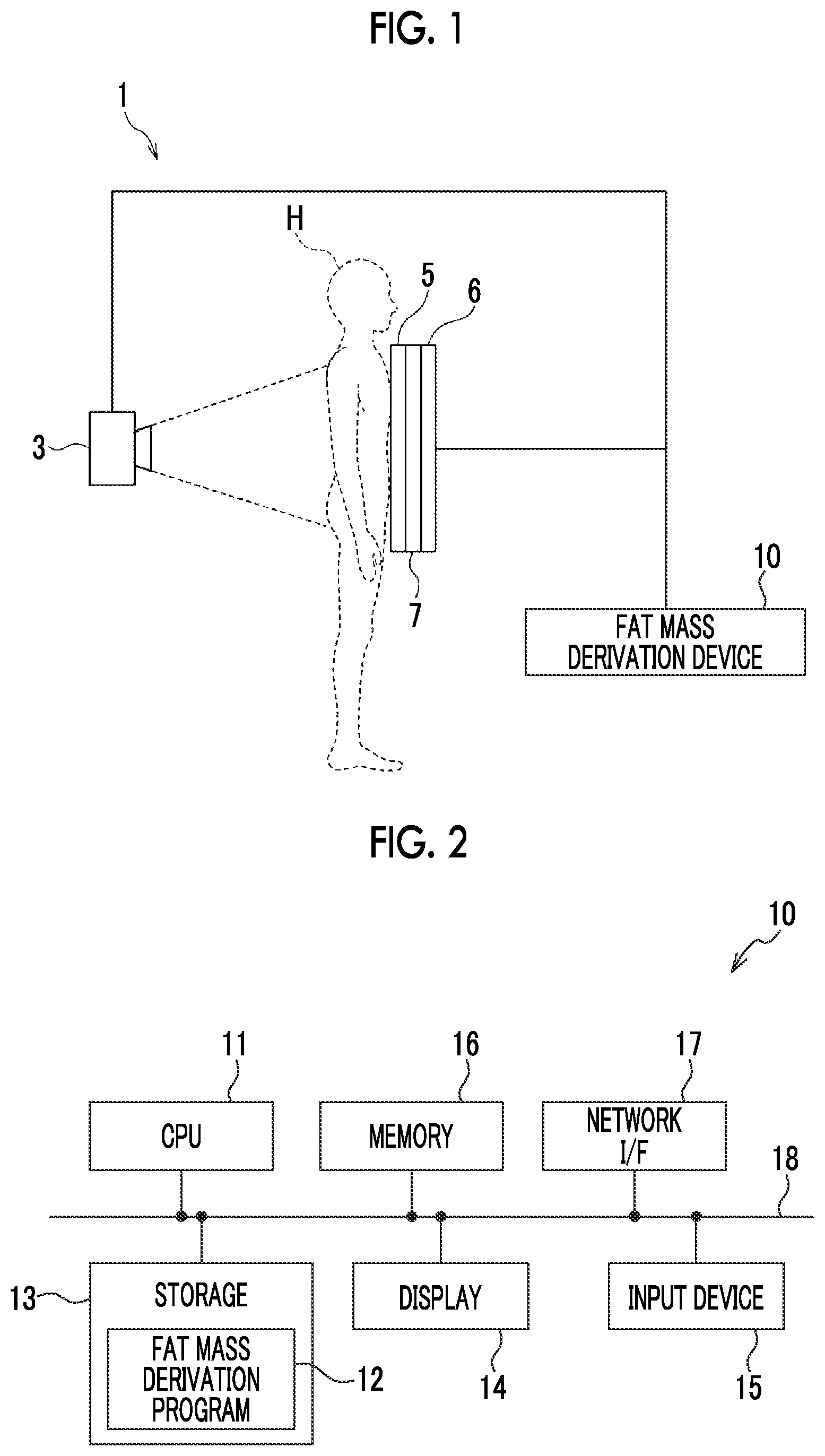 Patent US12588885 Figure 1 – Fat mass derivation device, fat mass derivation method, and fat mass derivation program