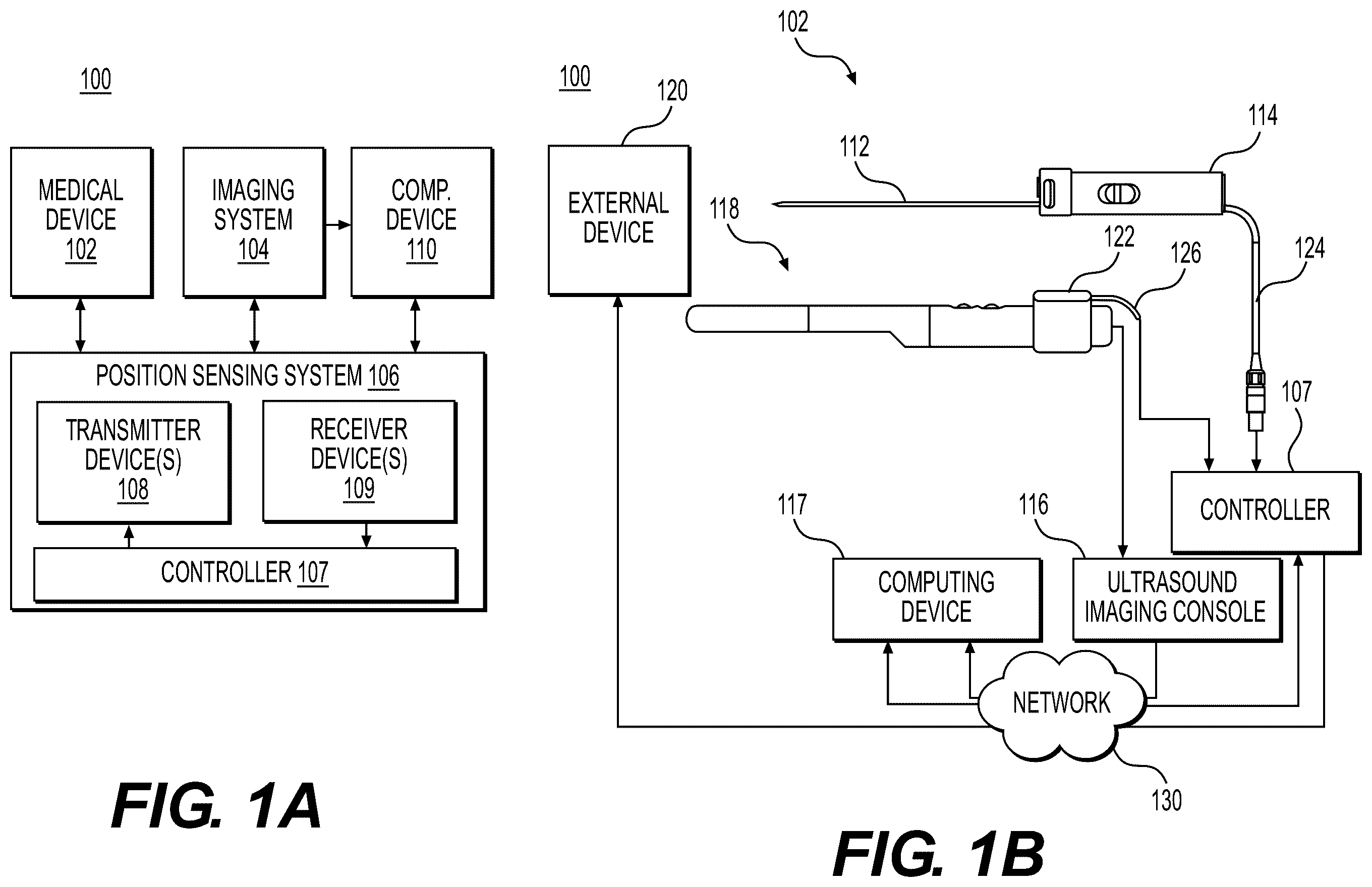 Patent US12588887 Figure 1 – Medical device position sensing components