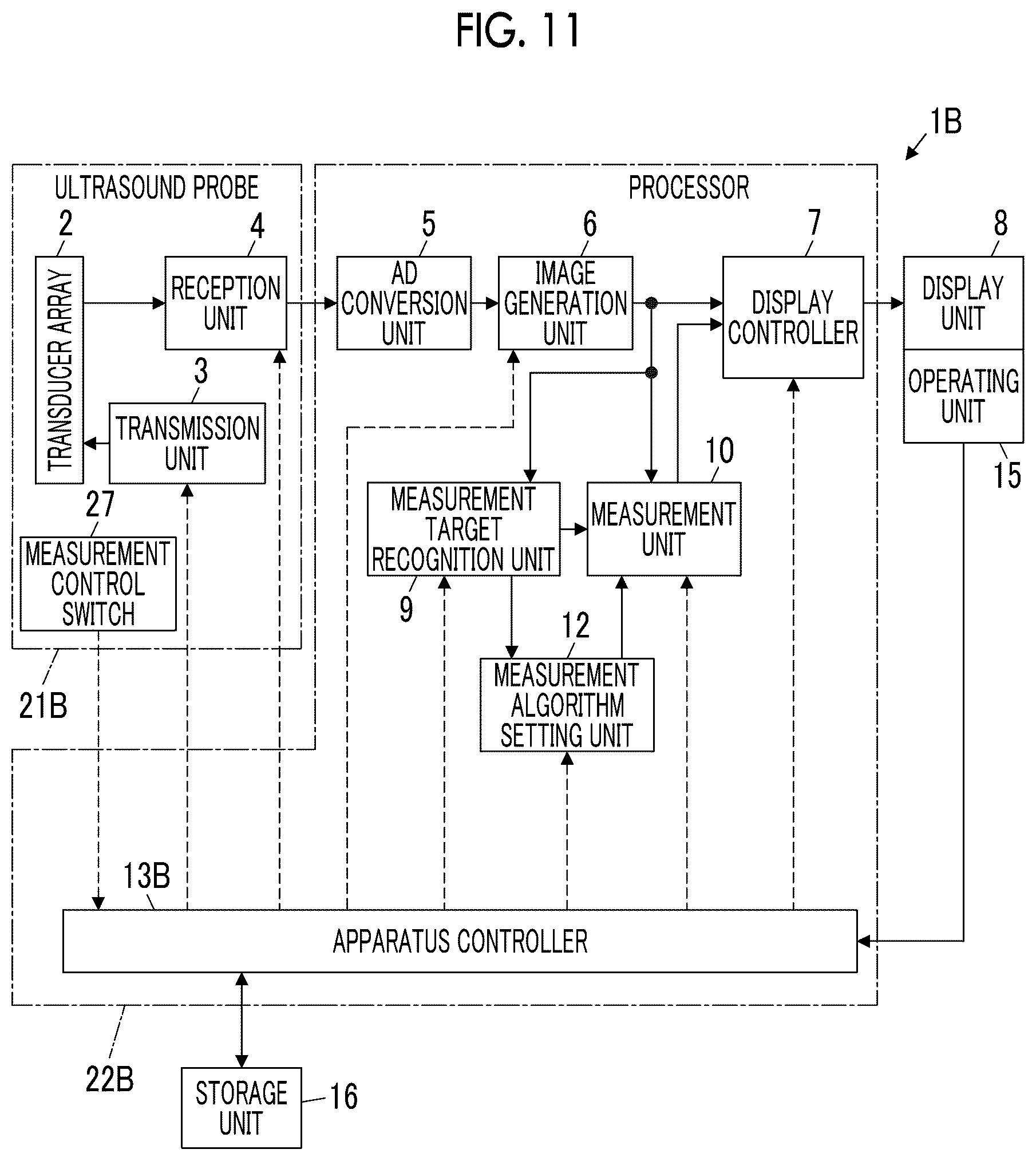 Patent US12588891 Figure 8 – Acoustic wave diagnostic apparatus and method of controlling acoustic wave diagnostic apparatus