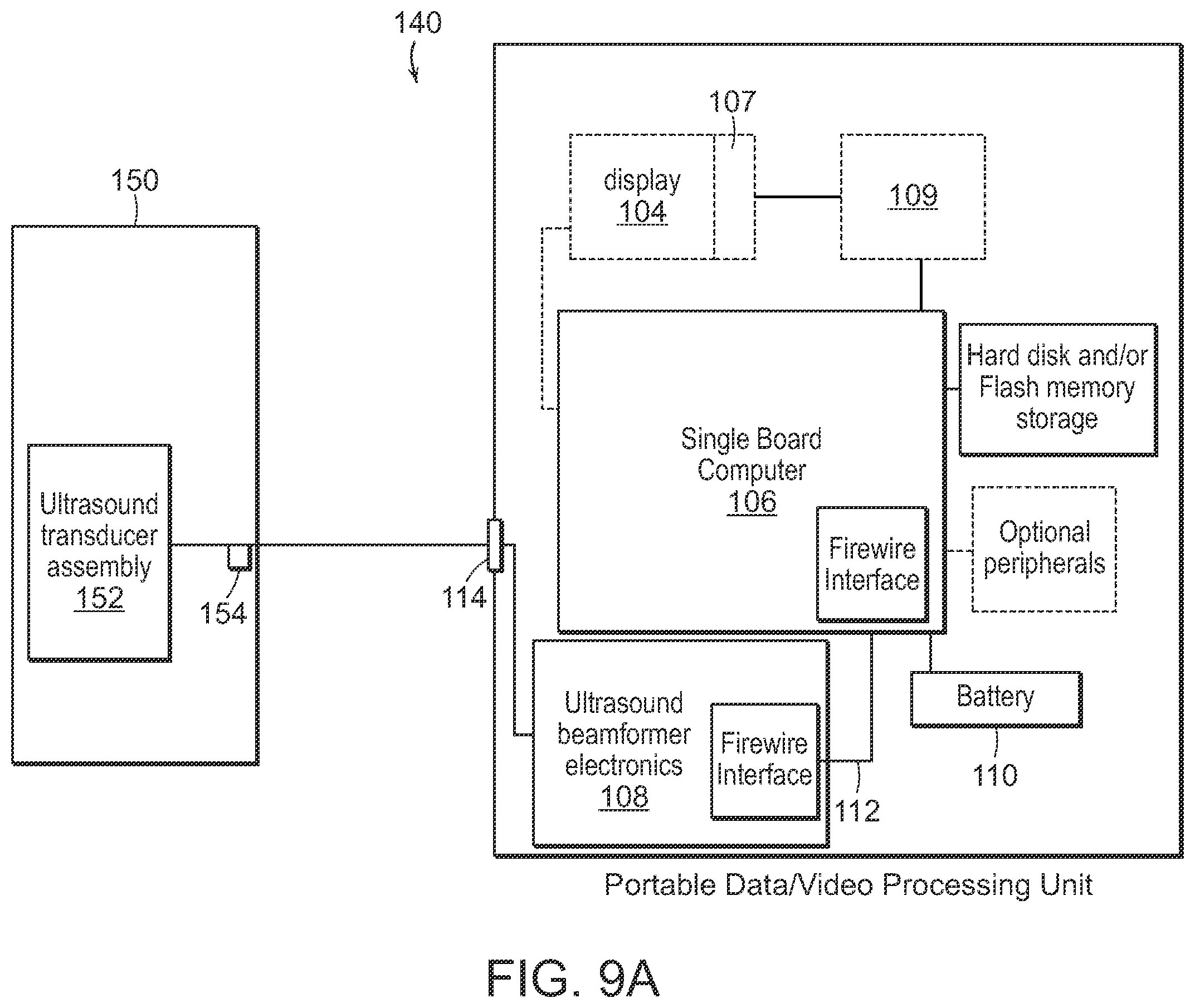 Patent US12588893 Figure 15 – Tablet ultrasound system