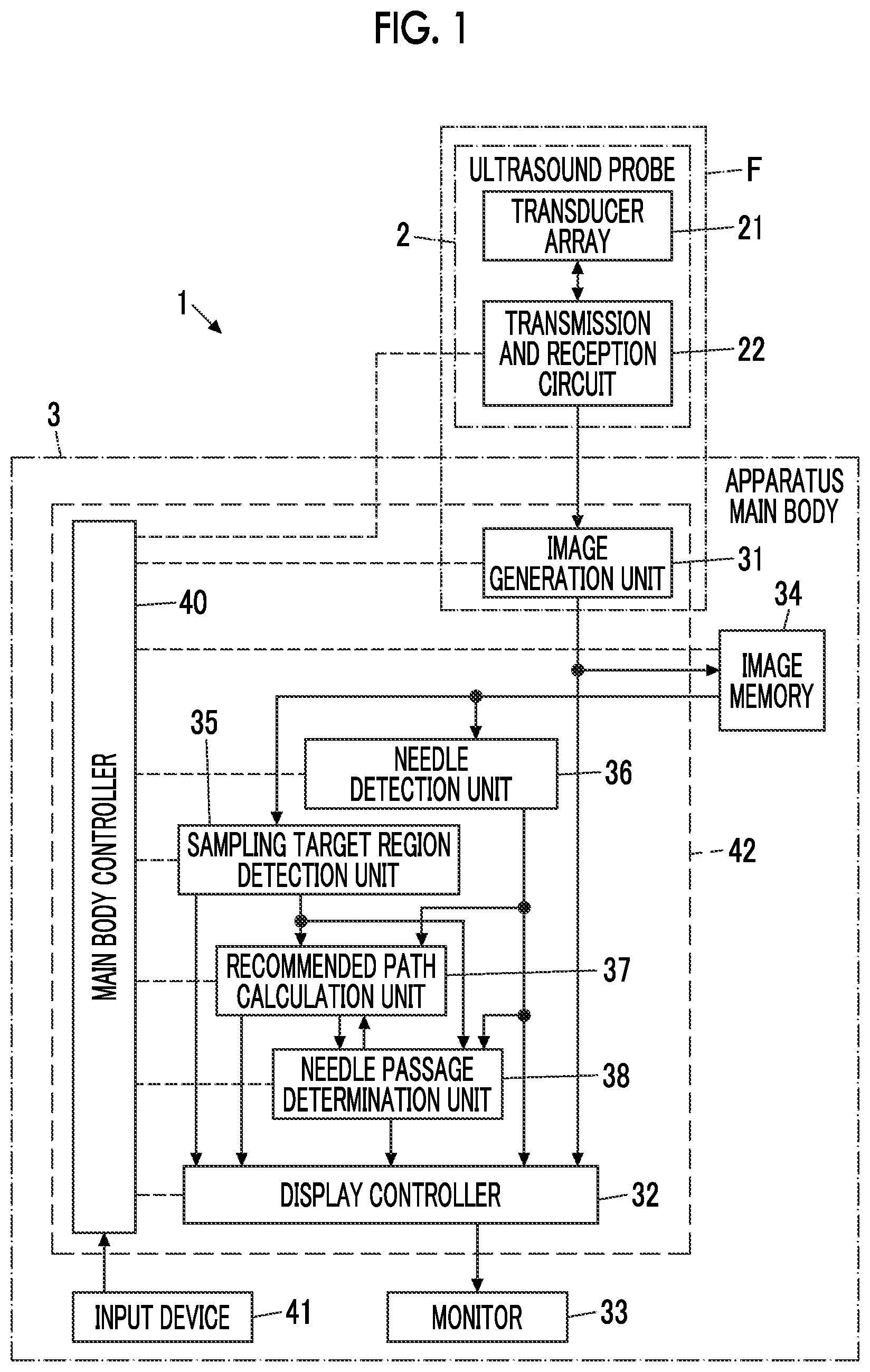 Patent US12588896 Figure 1 – Ultrasound diagnostic apparatus and control method of ultrasound diagnostic apparatus