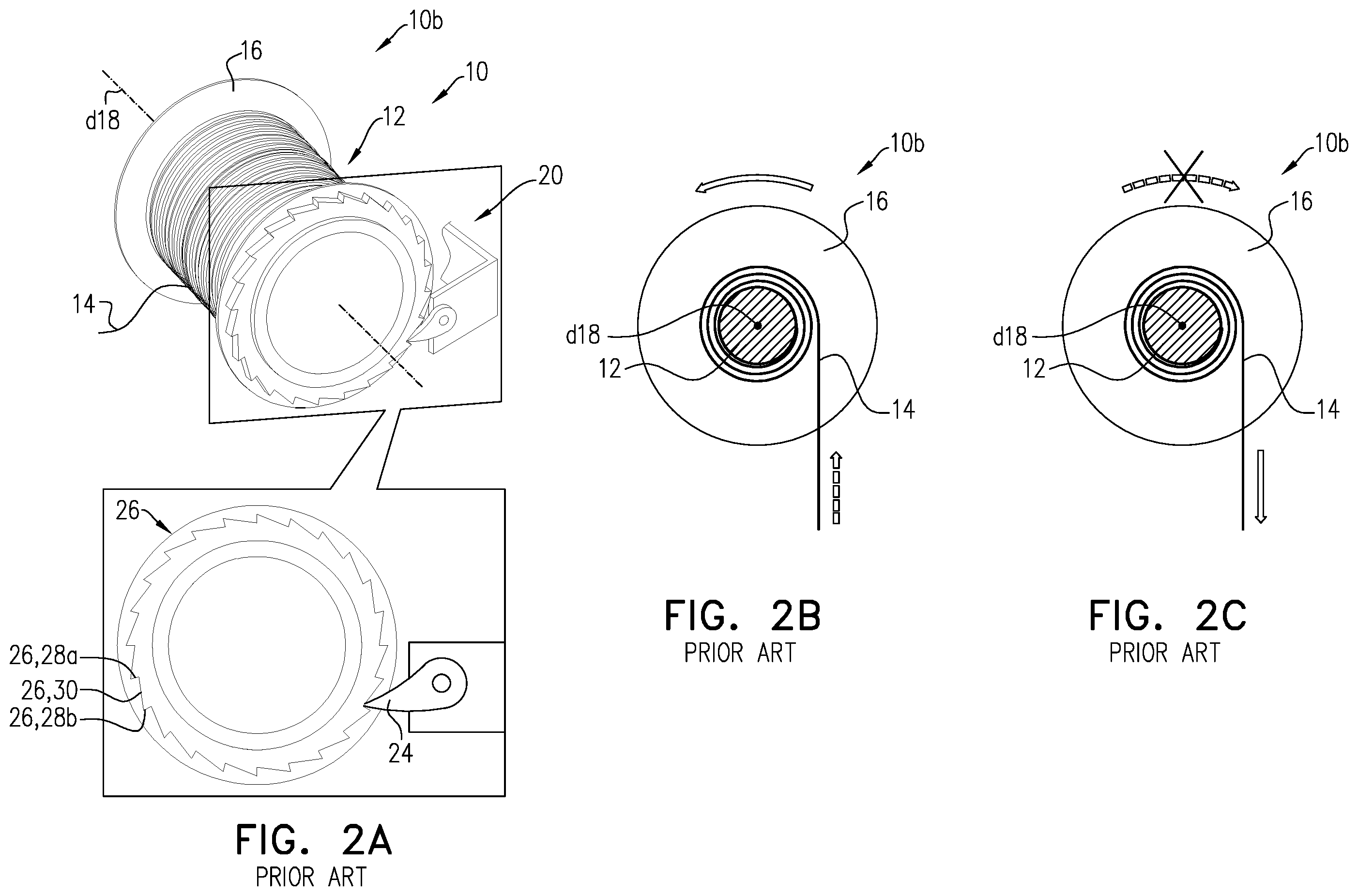 Patent US12588907 Figure 2 – Self-locking winch