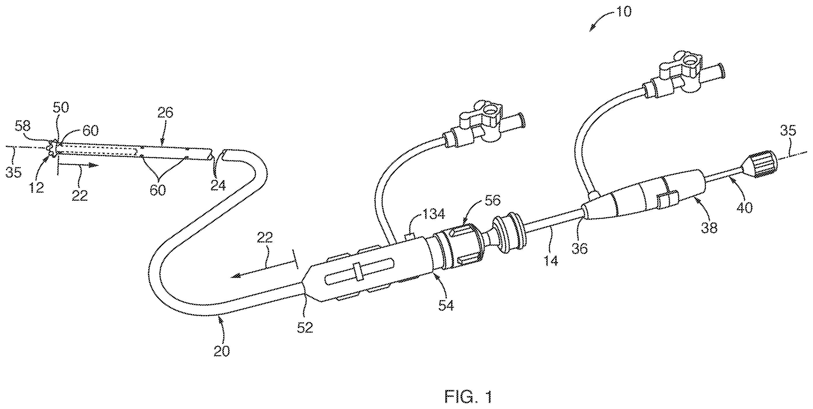 Patent US12588911 Figure 1 – Deflectable sheath for left atrial appendage device, system, and method thereof