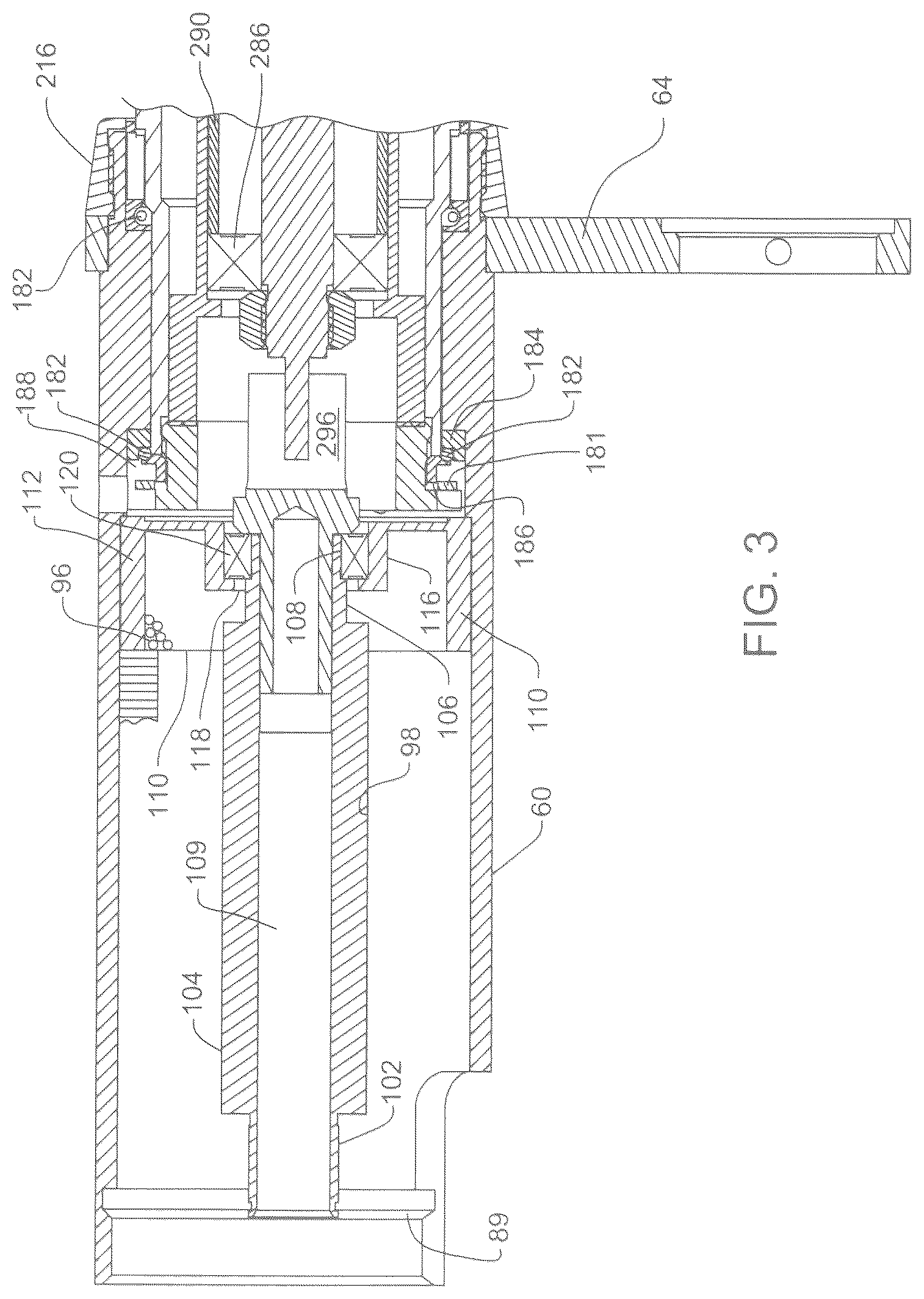 Patent US12588912 Figure 3 – Surgical saw for actuating a saw blade with an oscillating head, the saw having a coupling assembly for releasably holding the saw blade