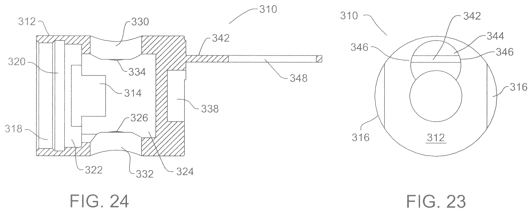 Patent US12588912 Figure 15 – Surgical saw for actuating a saw blade with an oscillating head, the saw having a coupling assembly for releasably holding the saw blade