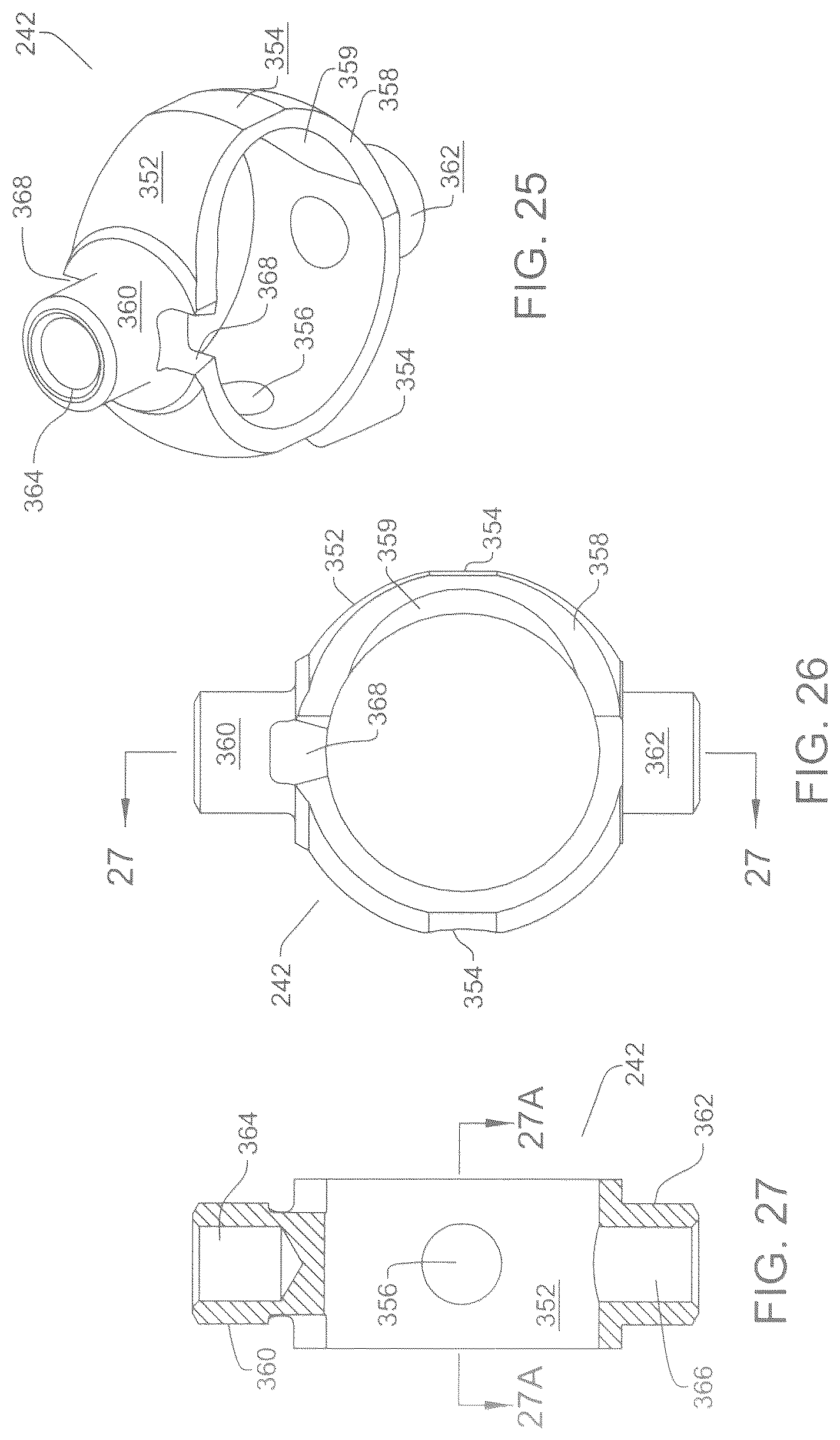 Patent US12588912 Figure 16 – Surgical saw for actuating a saw blade with an oscillating head, the saw having a coupling assembly for releasably holding the saw blade