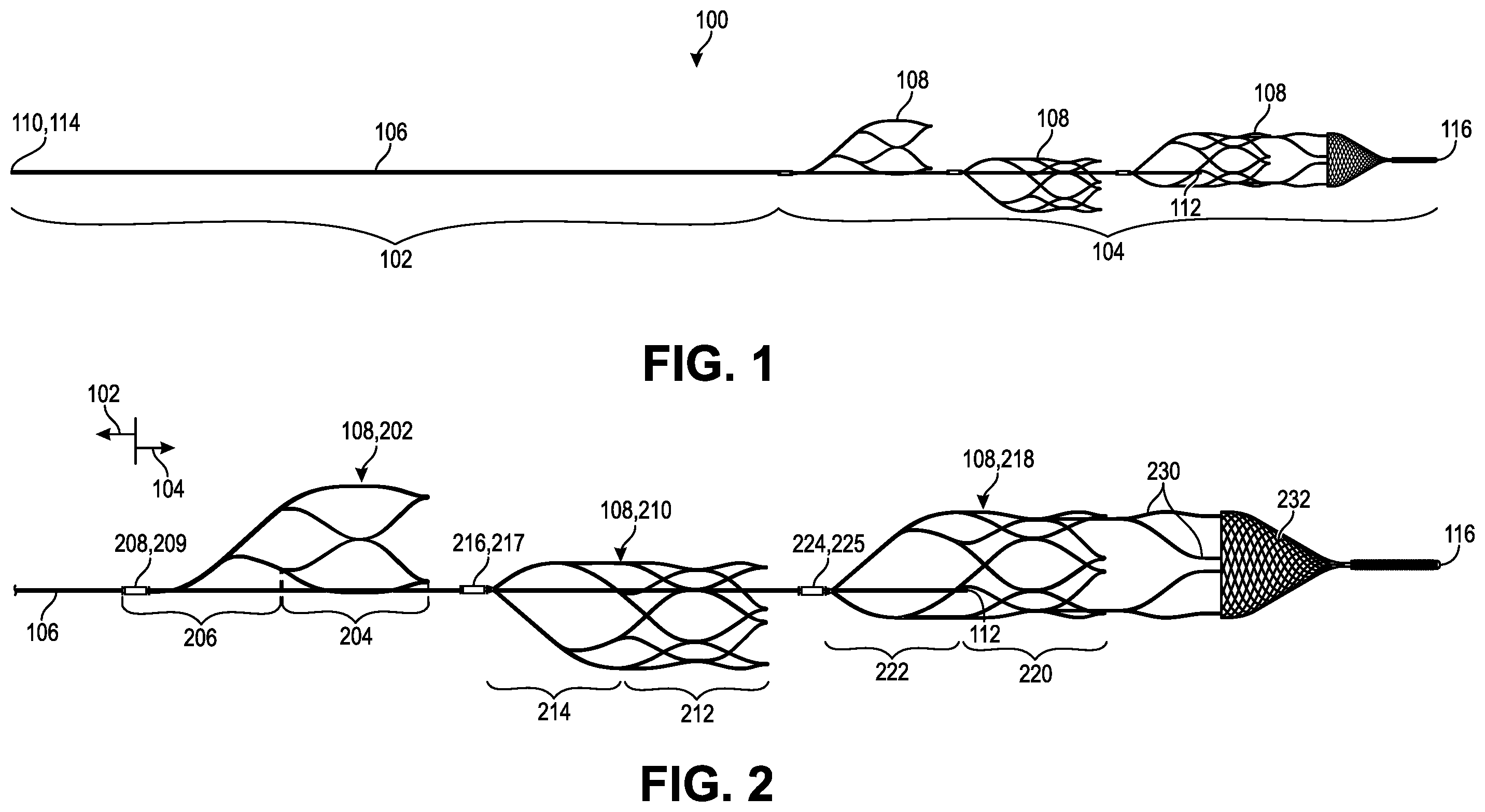 Patent US12588919 — Thrombectomy device having clot arrestor — Figure 1