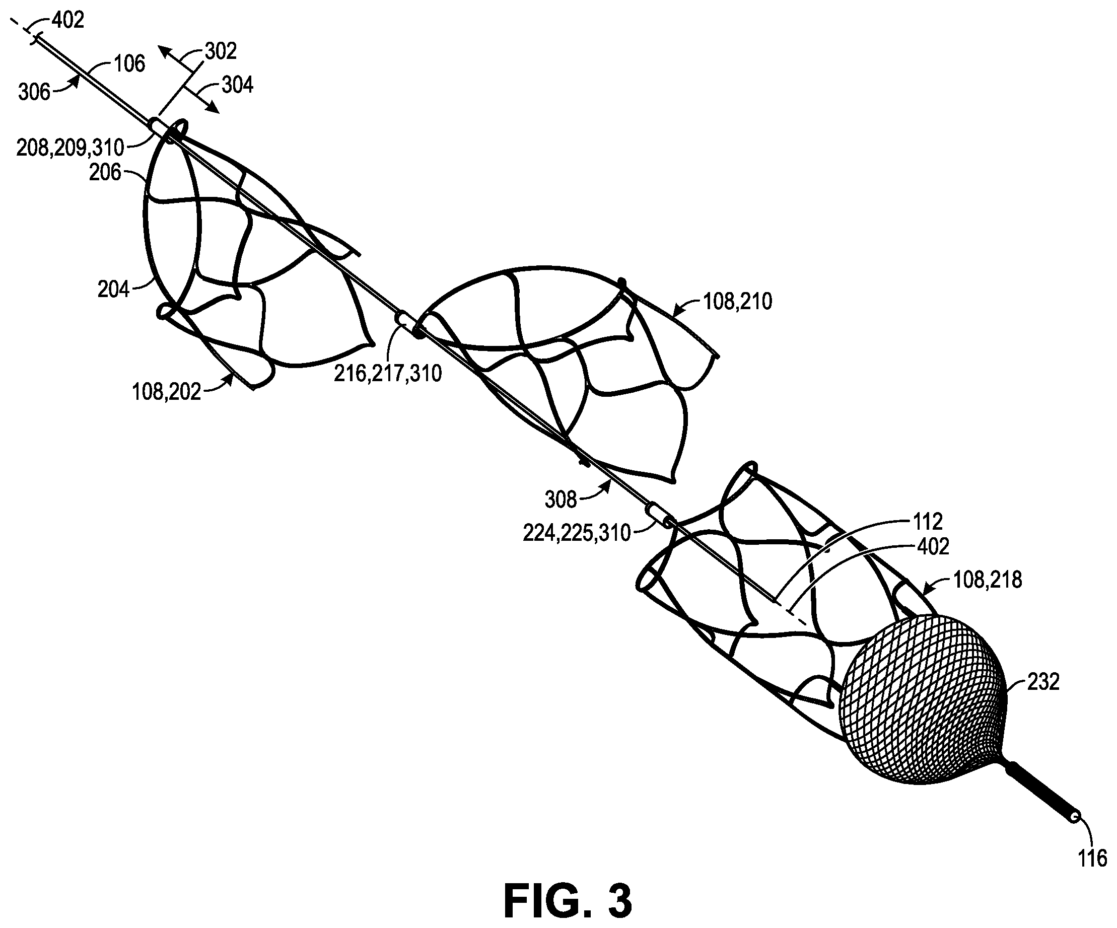 Patent US12588919 Figure 2 – Thrombectomy device having clot arrestor