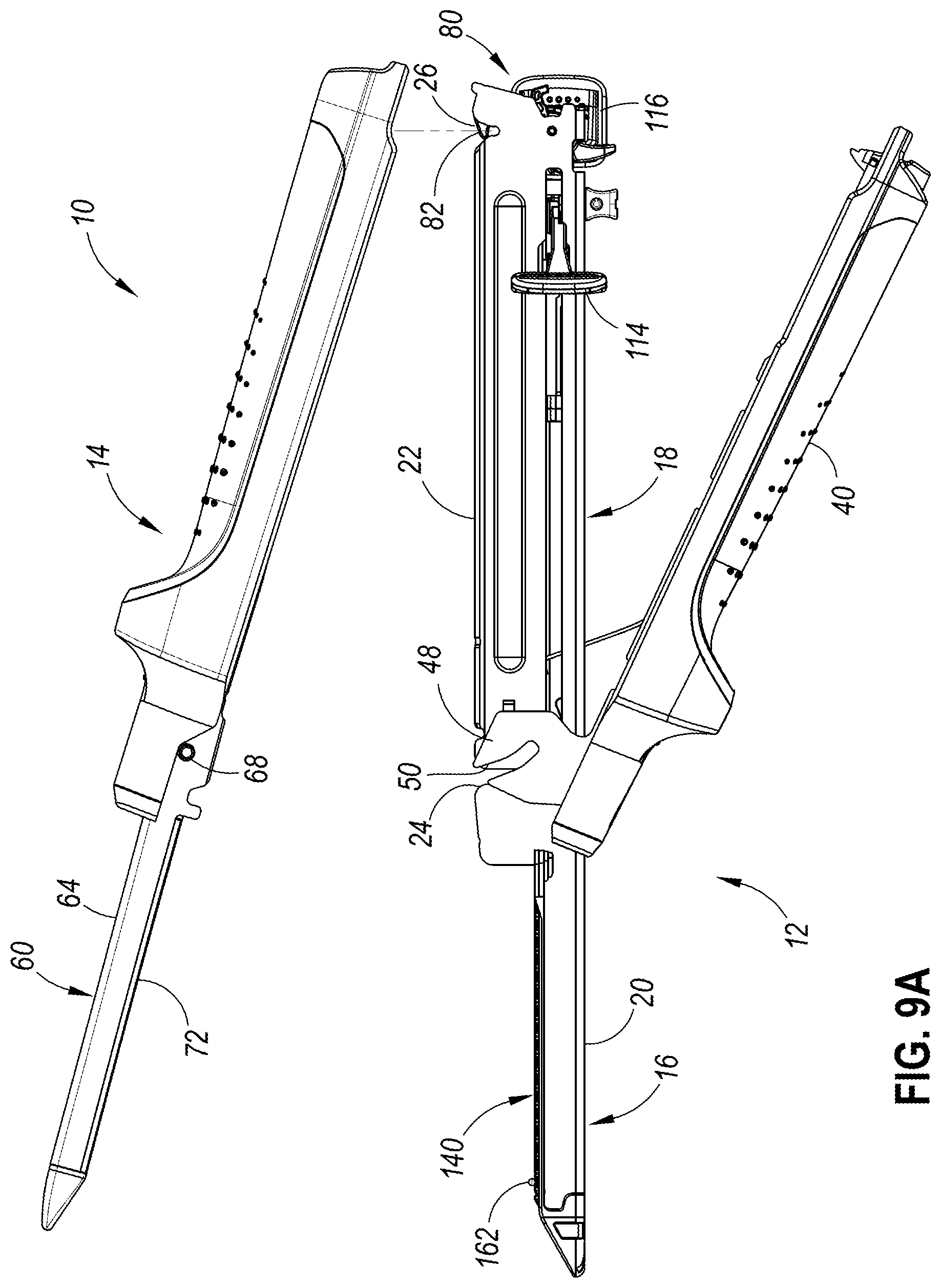 Patent US12588920 Figure 7 – Clamping lockout for linear surgical stapler