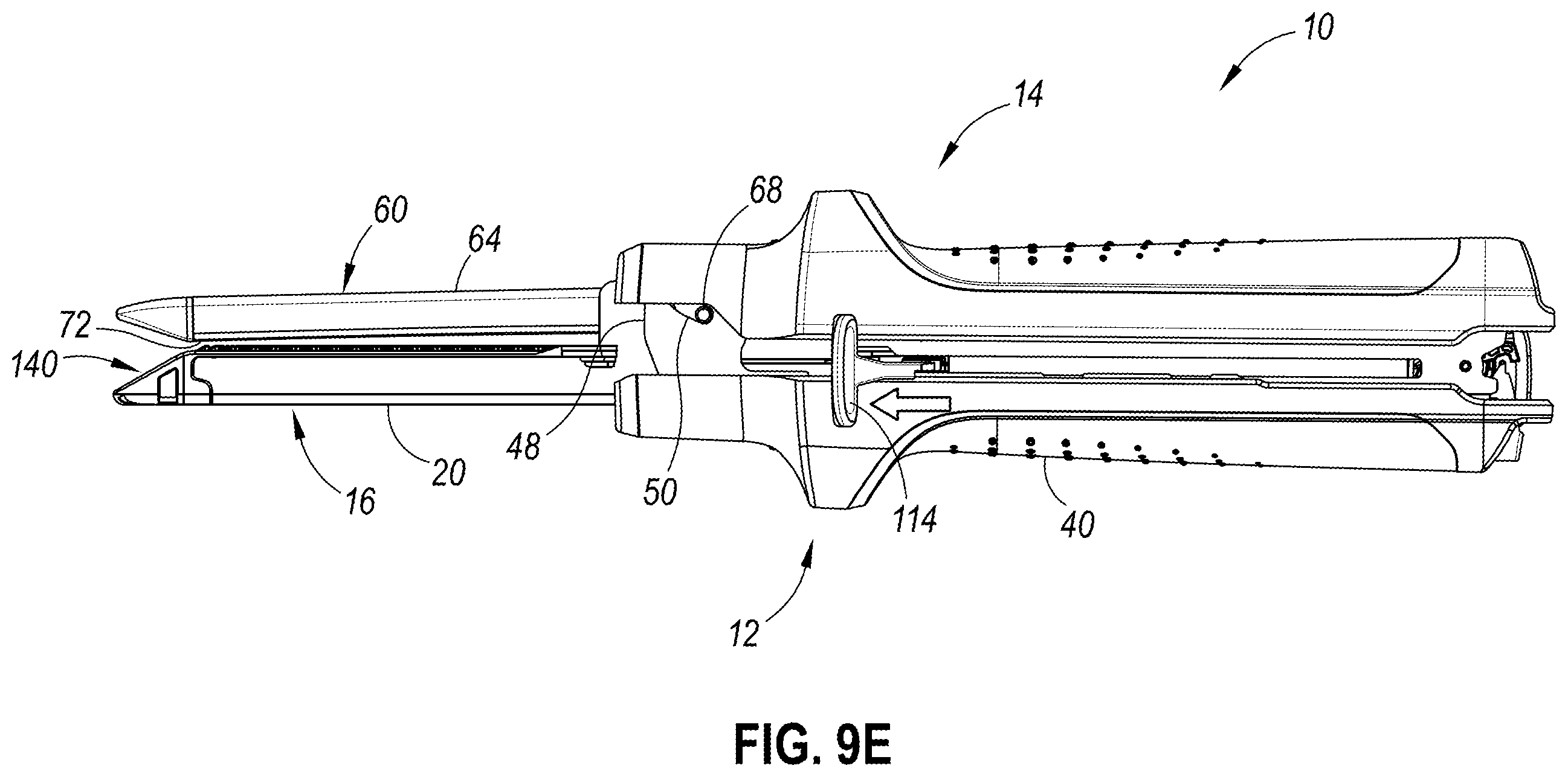 Patent US12588920 Figure 11 – Clamping lockout for linear surgical stapler