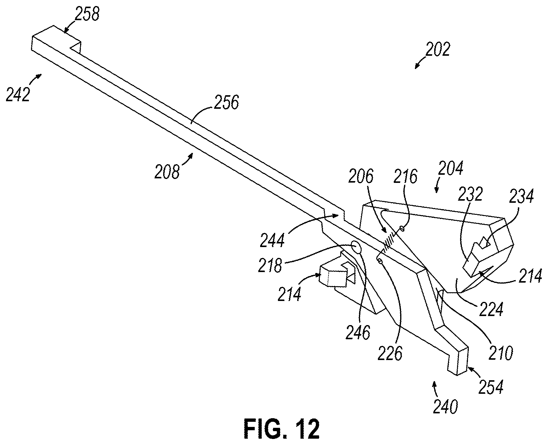 Patent US12588920 Figure 14 – Clamping lockout for linear surgical stapler