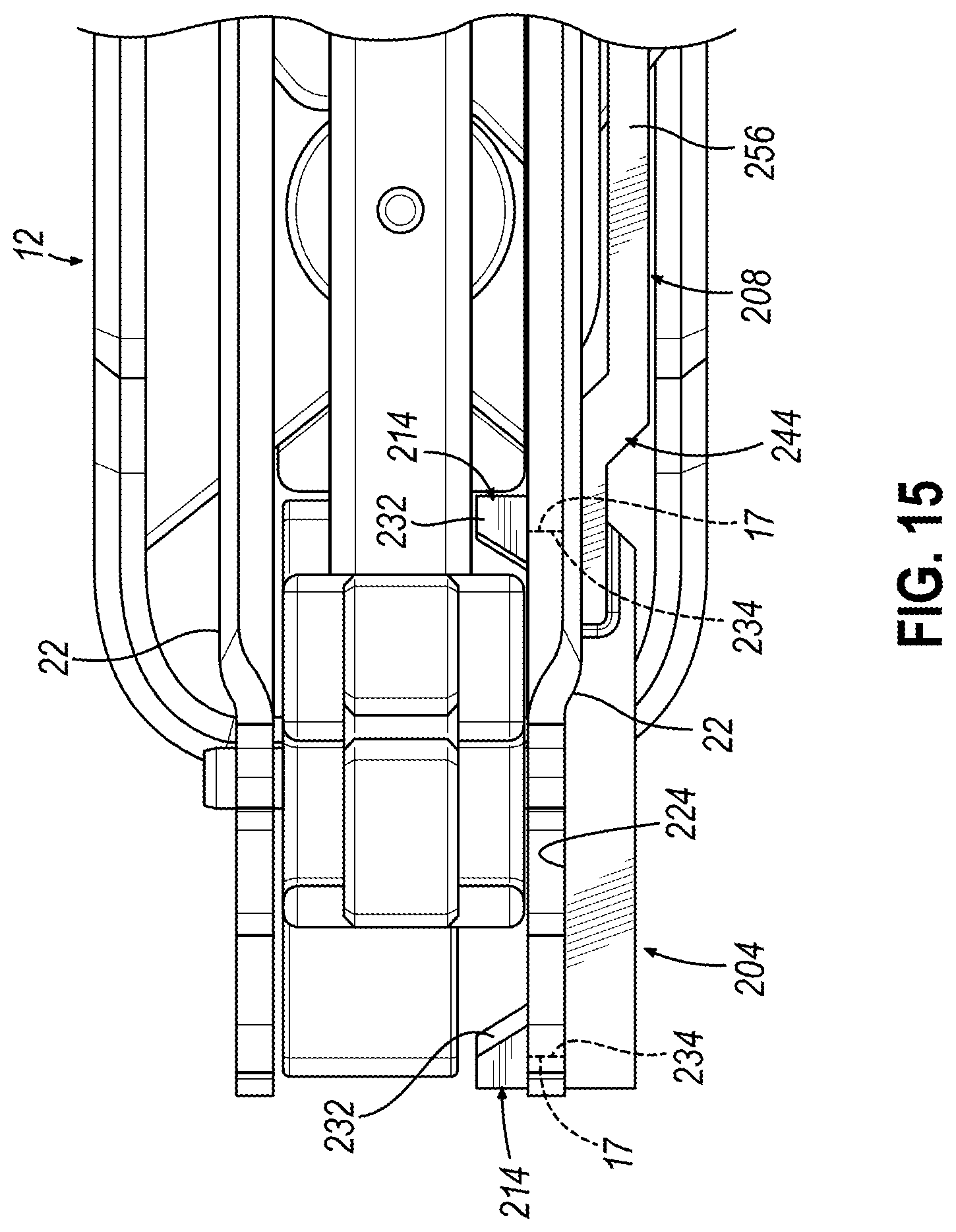Patent US12588920 Figure 16 – Clamping lockout for linear surgical stapler