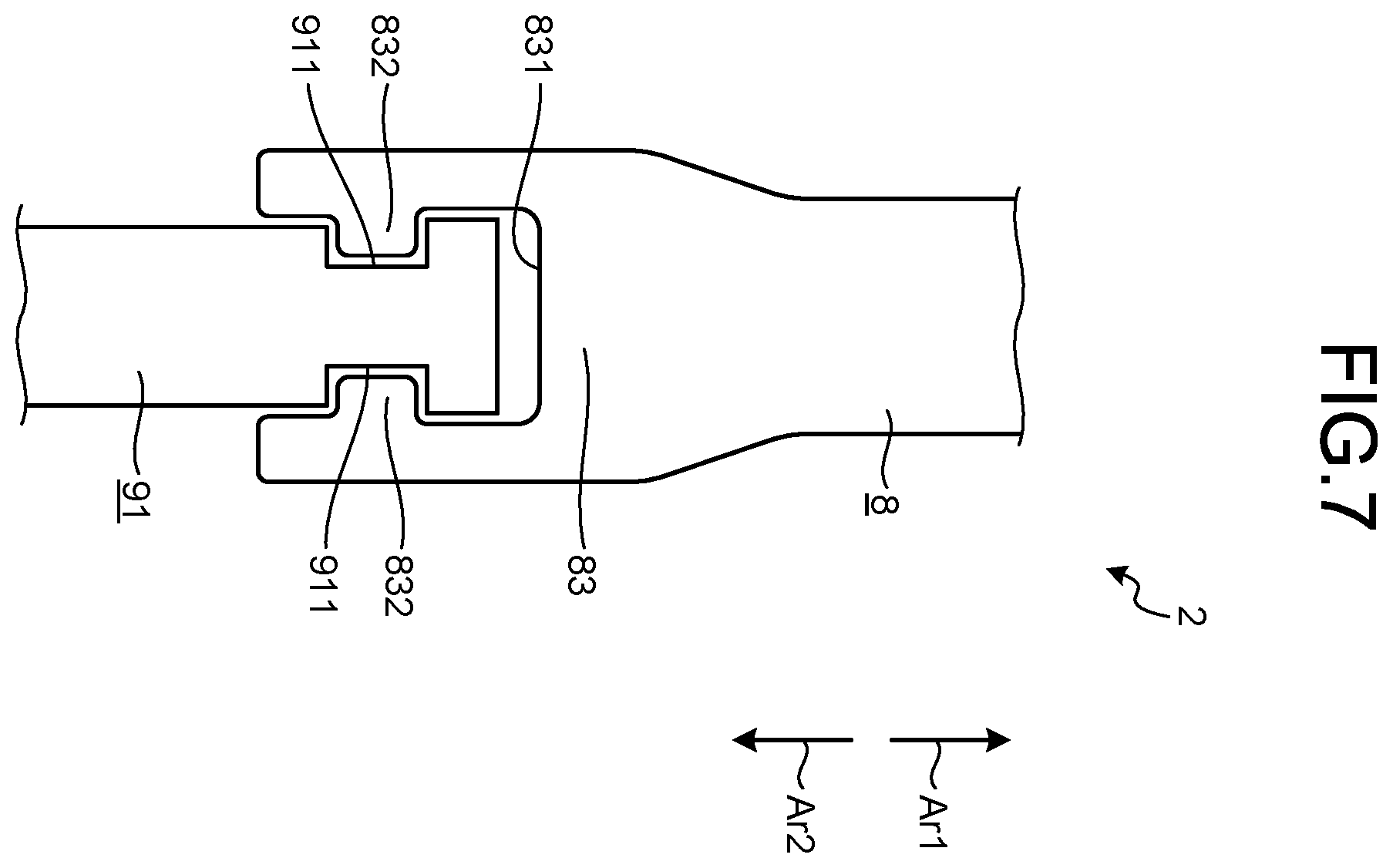 Patent US12588921 Figure 6 – Treatment tool, treatment tool assembling method, and treatment tool disassembling method