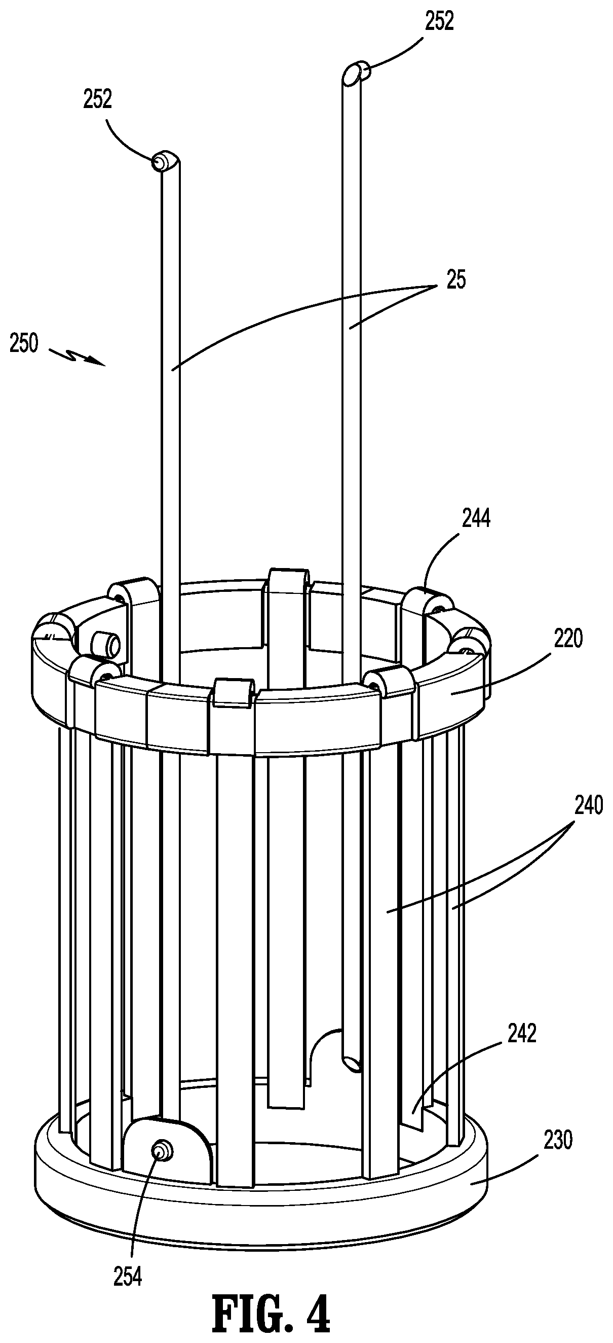 Patent US12588927 Figure 4 – Surgical access device with fixation mechanism