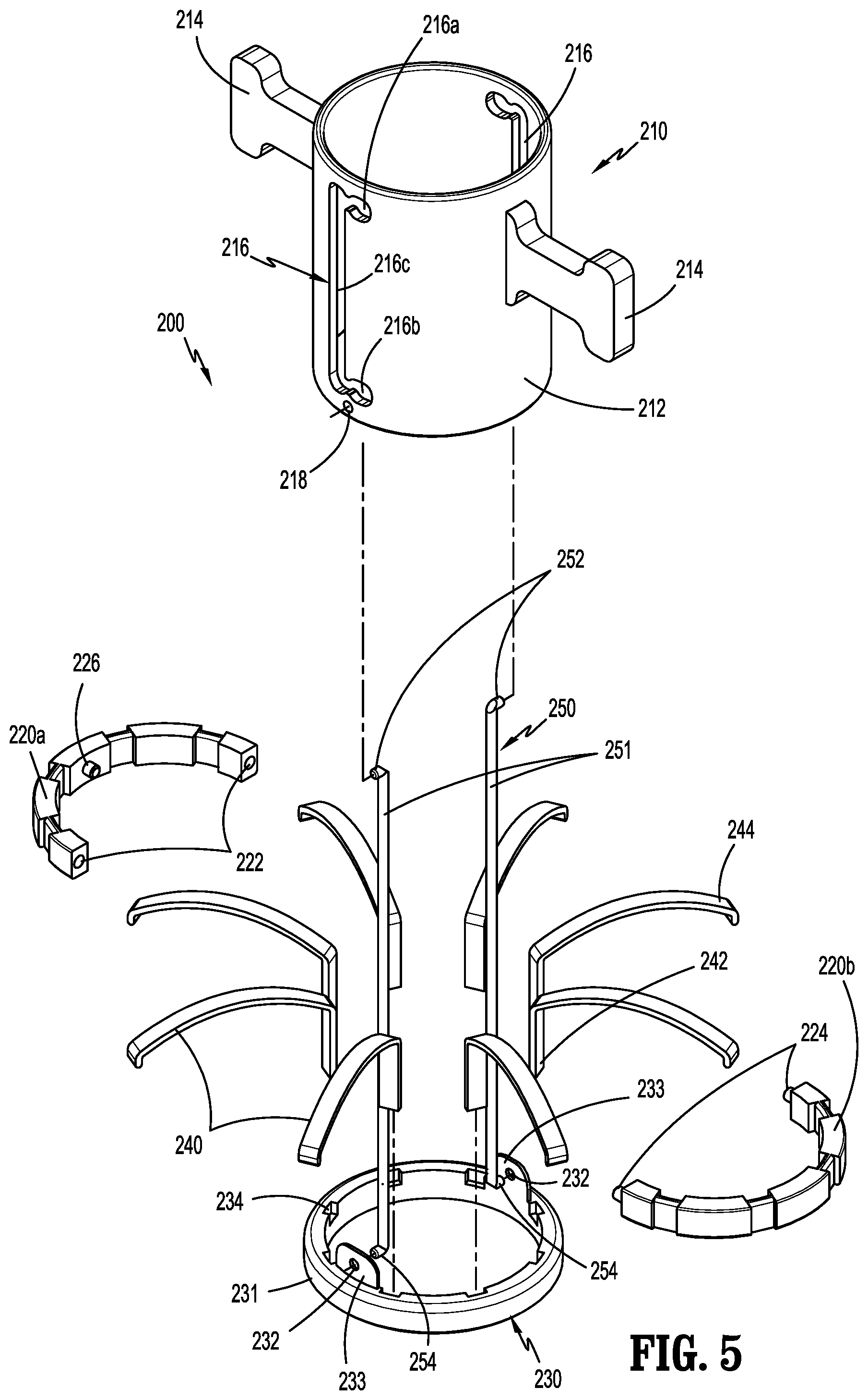 Patent US12588927 Figure 5 – Surgical access device with fixation mechanism