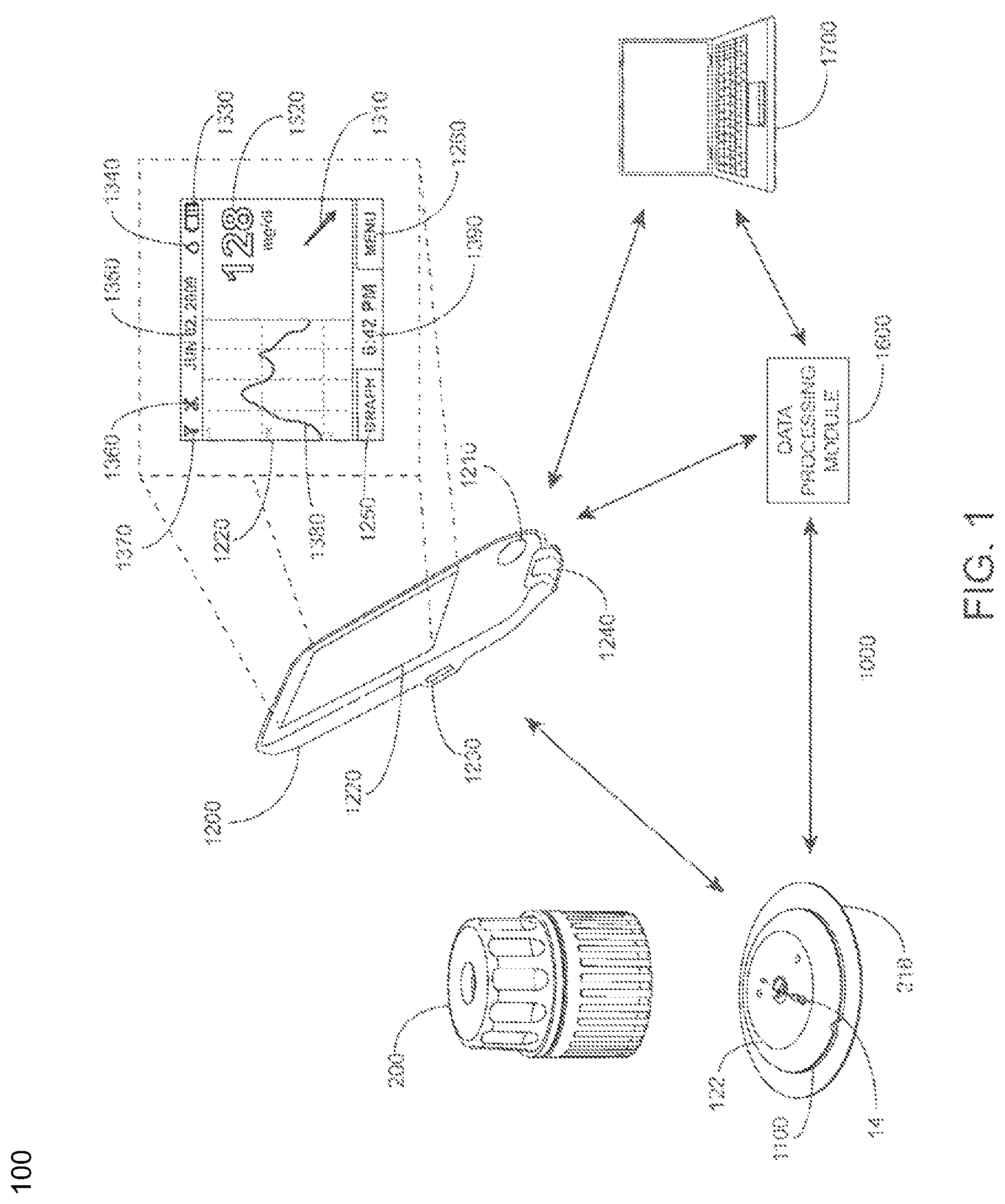 Patent US12588928 Figure 1 – Medical device inserters and processes of inserting and using medical devices