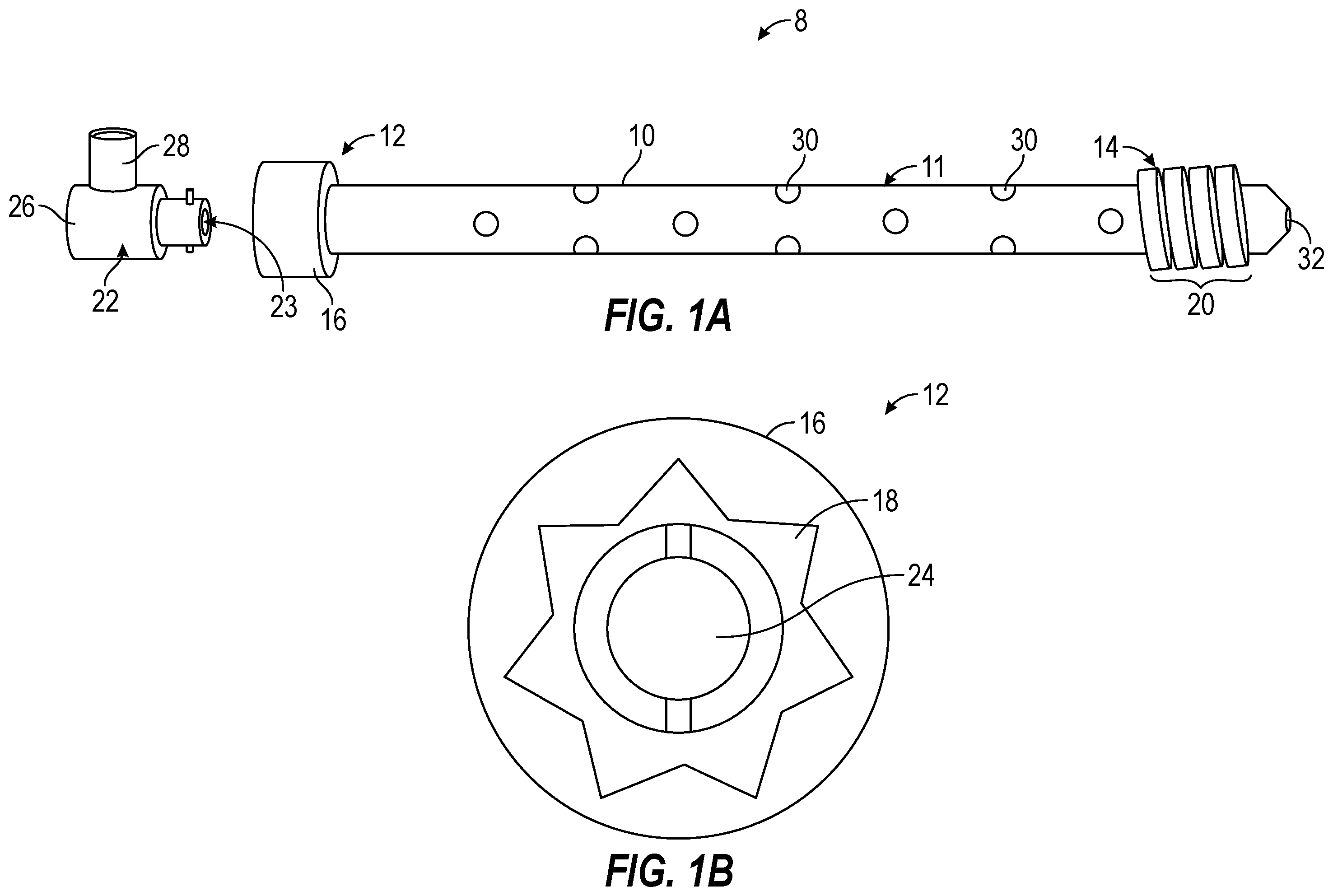 Patent US12588930 Figure 1 – Devices, systems, and methods of use for delivery of materials in combination with intramedullary devices