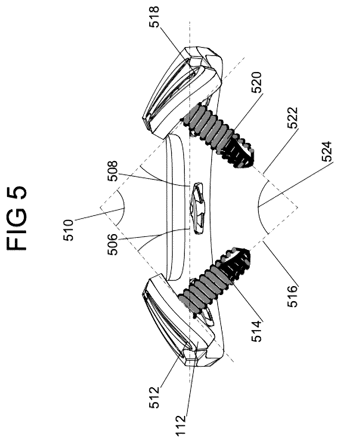 Patent US12588932 Figure 6 – Multi-planar fixation system