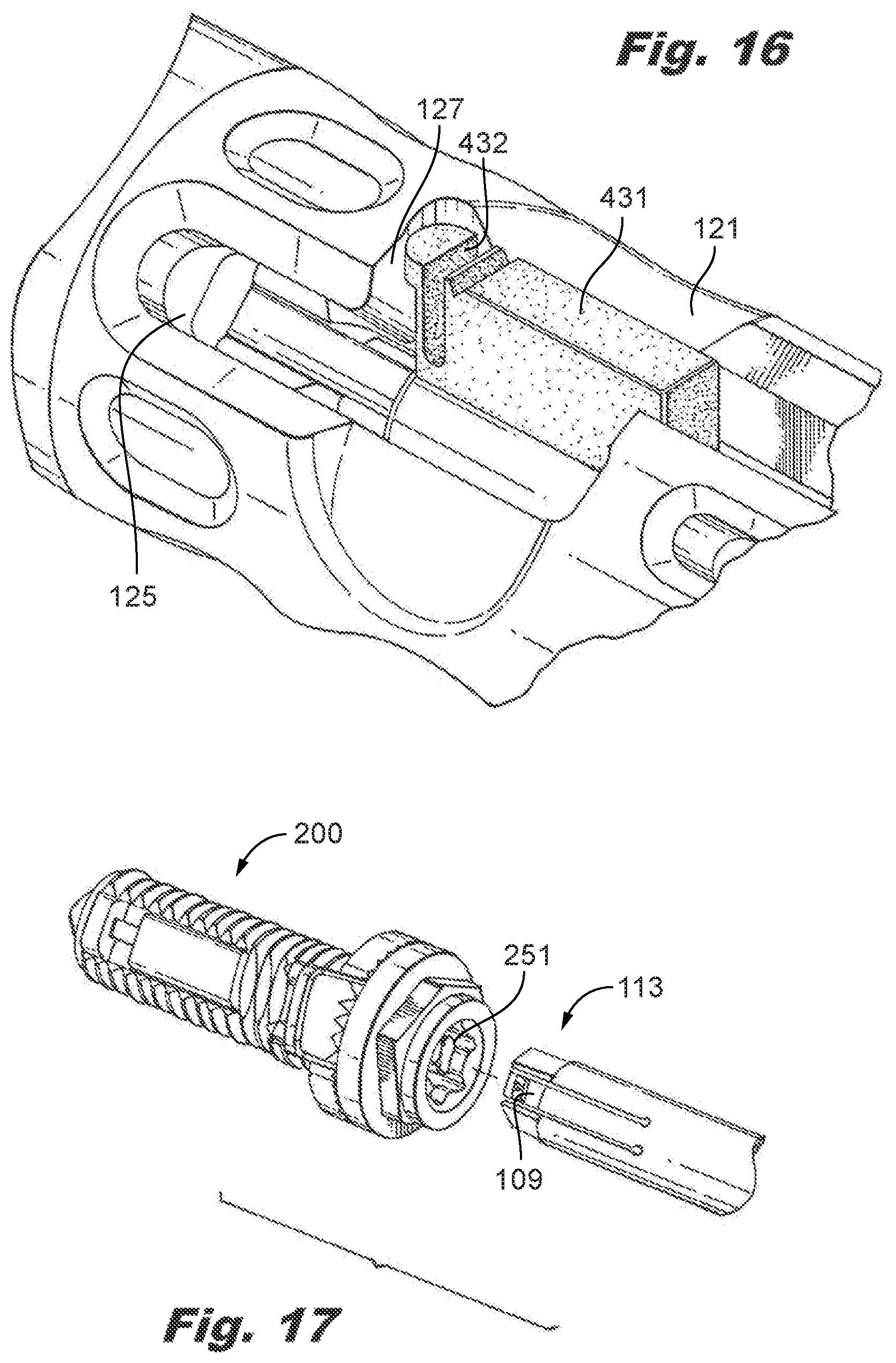 Patent US12588935 Figure 9 – Interspinous implant insertion instrument with staggered path implant deployment mechanism