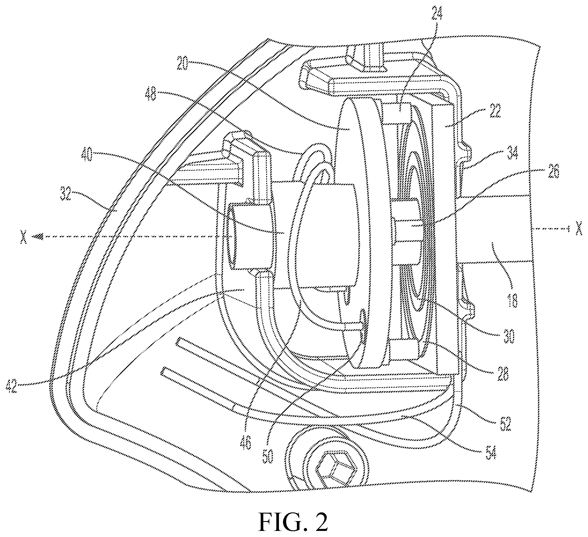 Patent US12588942 Figure 2 – Continuous rotation of a surgical instrument