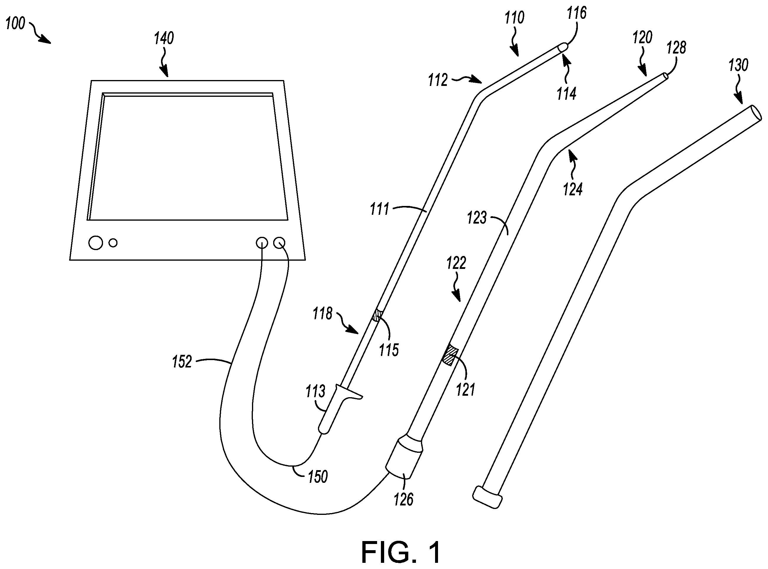 Patent US12588947 Figure 1 – Electrosurgical device with automatic shut-off