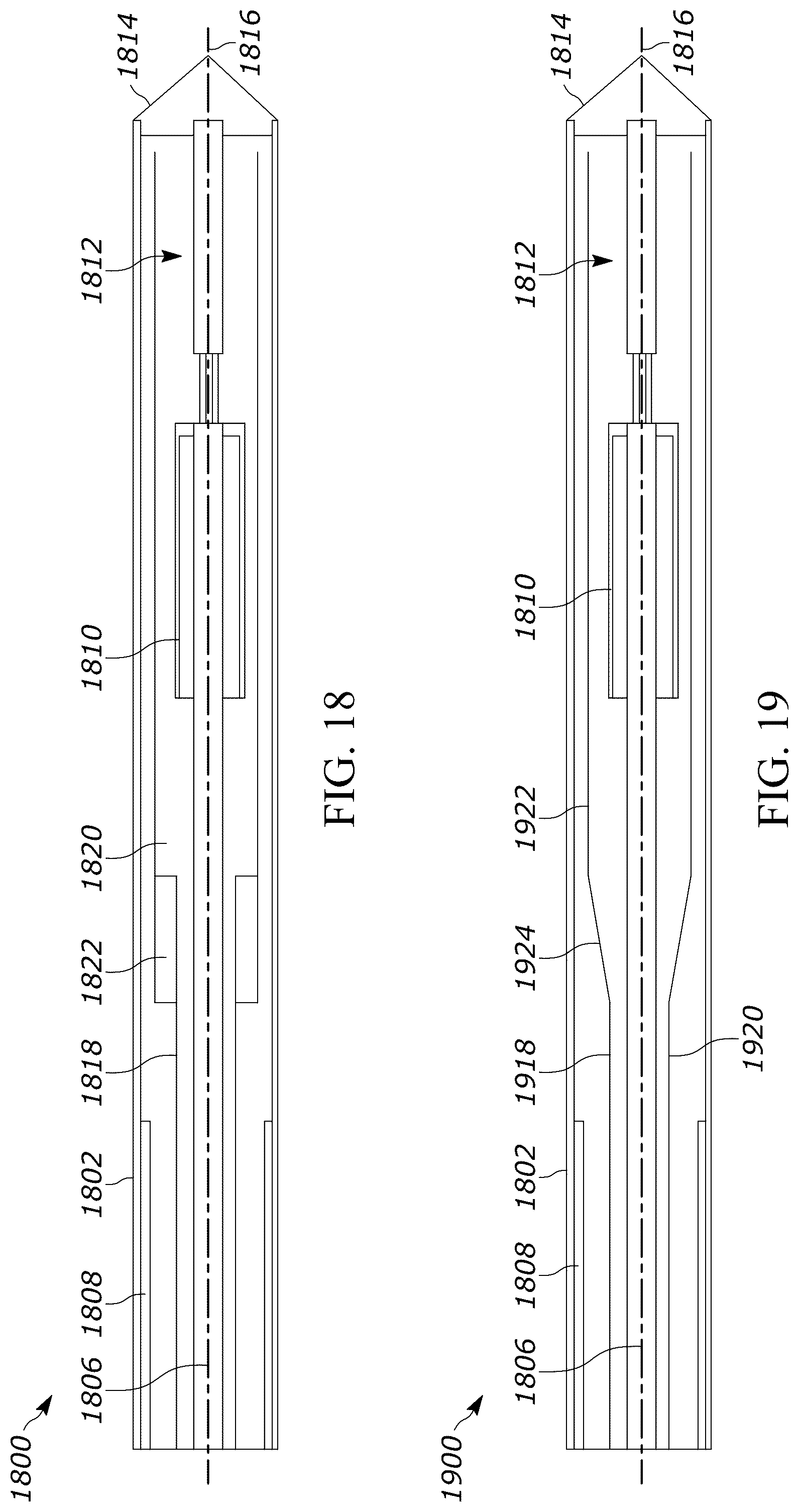 Patent US12588948 Figure 8 – Fluid-cooled low-profile microwave ablation probe with spherical ablation zone