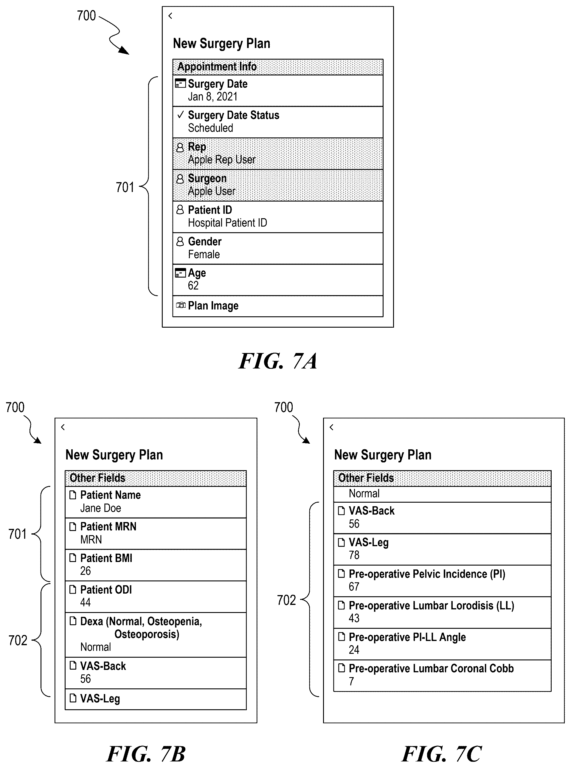Patent US12588951 Figure 10 – Patient-specific implant design and manufacturing system with a surgical implant positioning manager