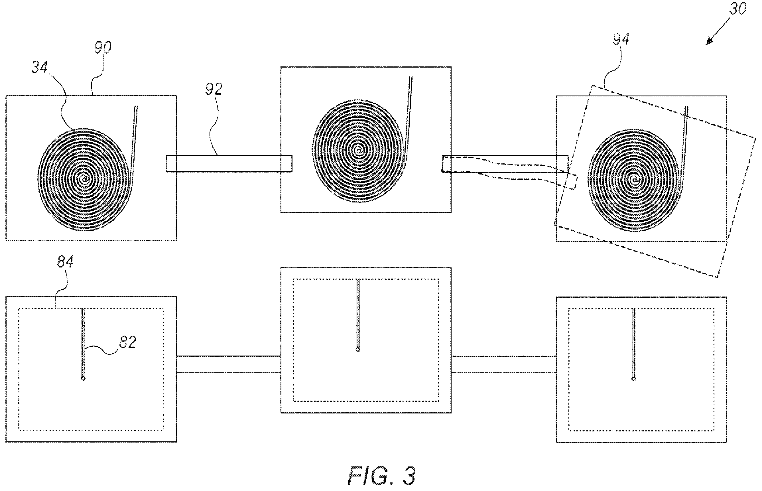 Patent US12588952 Figure 3 – Flexible multi-coil tracking sensor