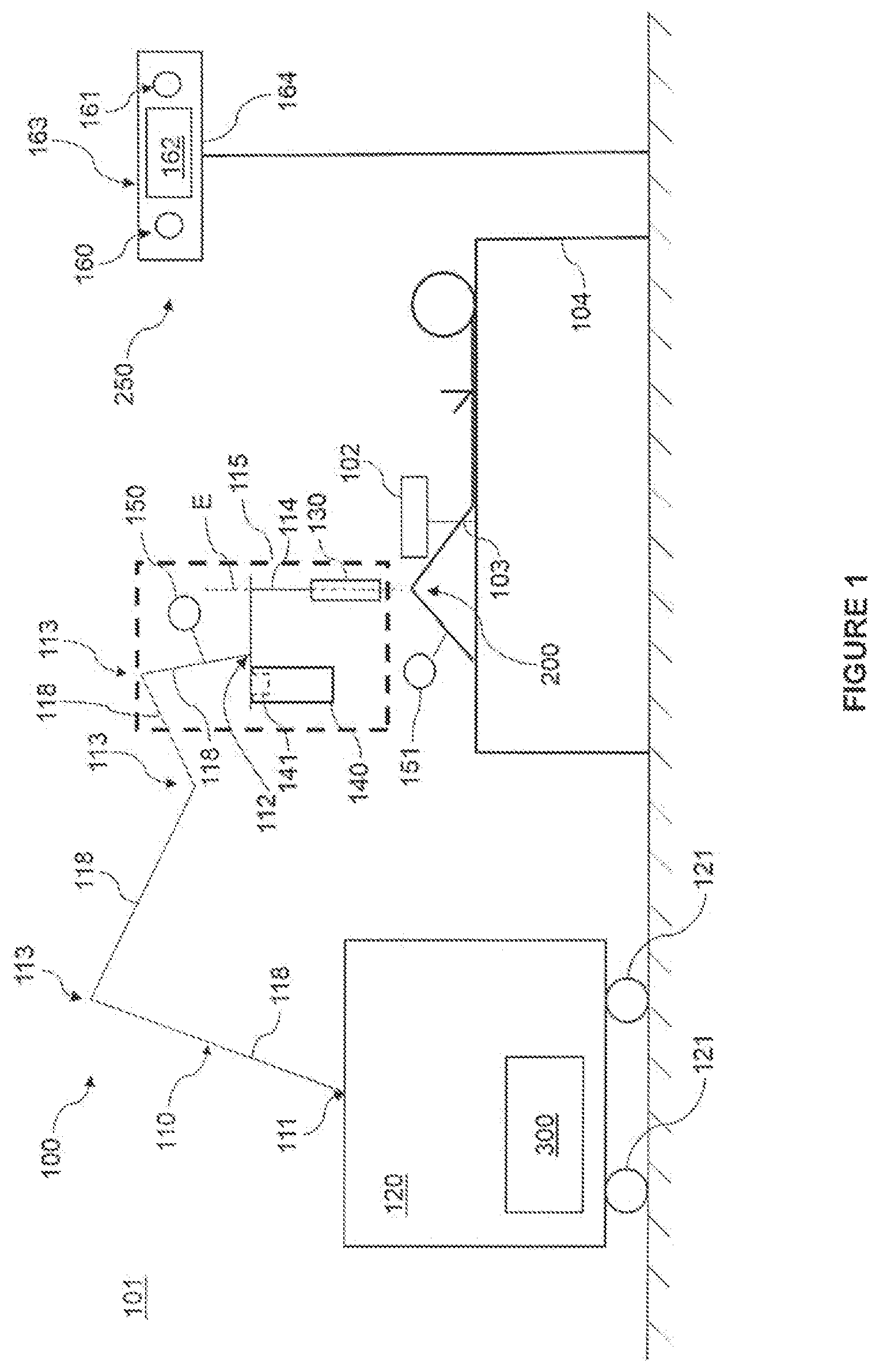 Patent US12588955 Figure 1 – Computer-assisted surgery system