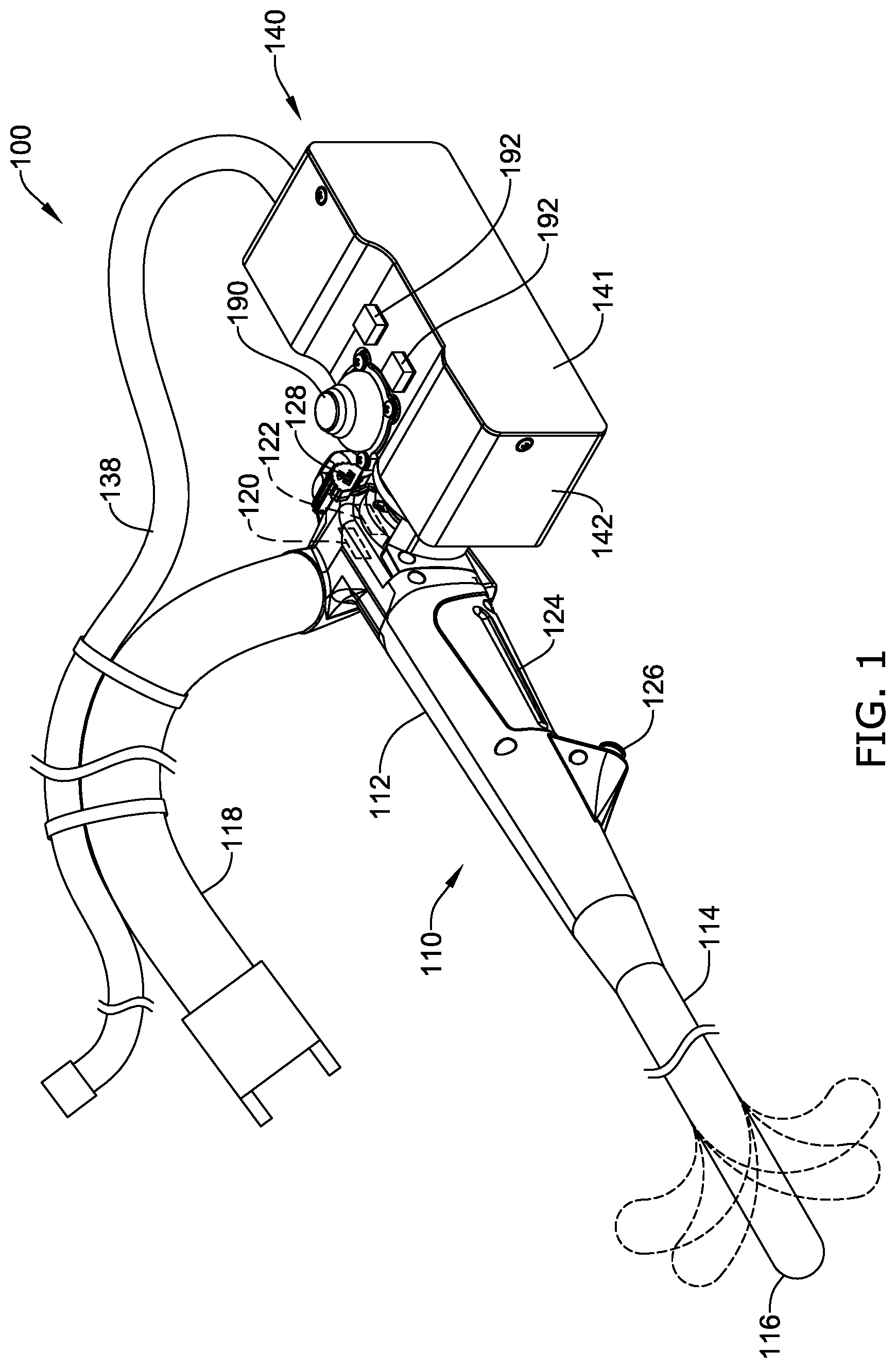 Patent US12588956 Figure 1 – Trajectory tracking for medical device