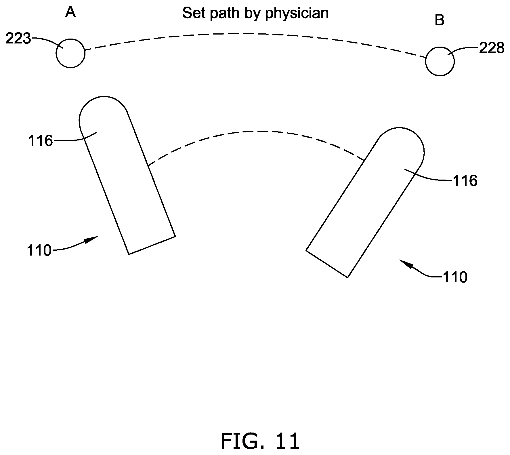 Patent US12588956 Figure 12 – Trajectory tracking for medical device