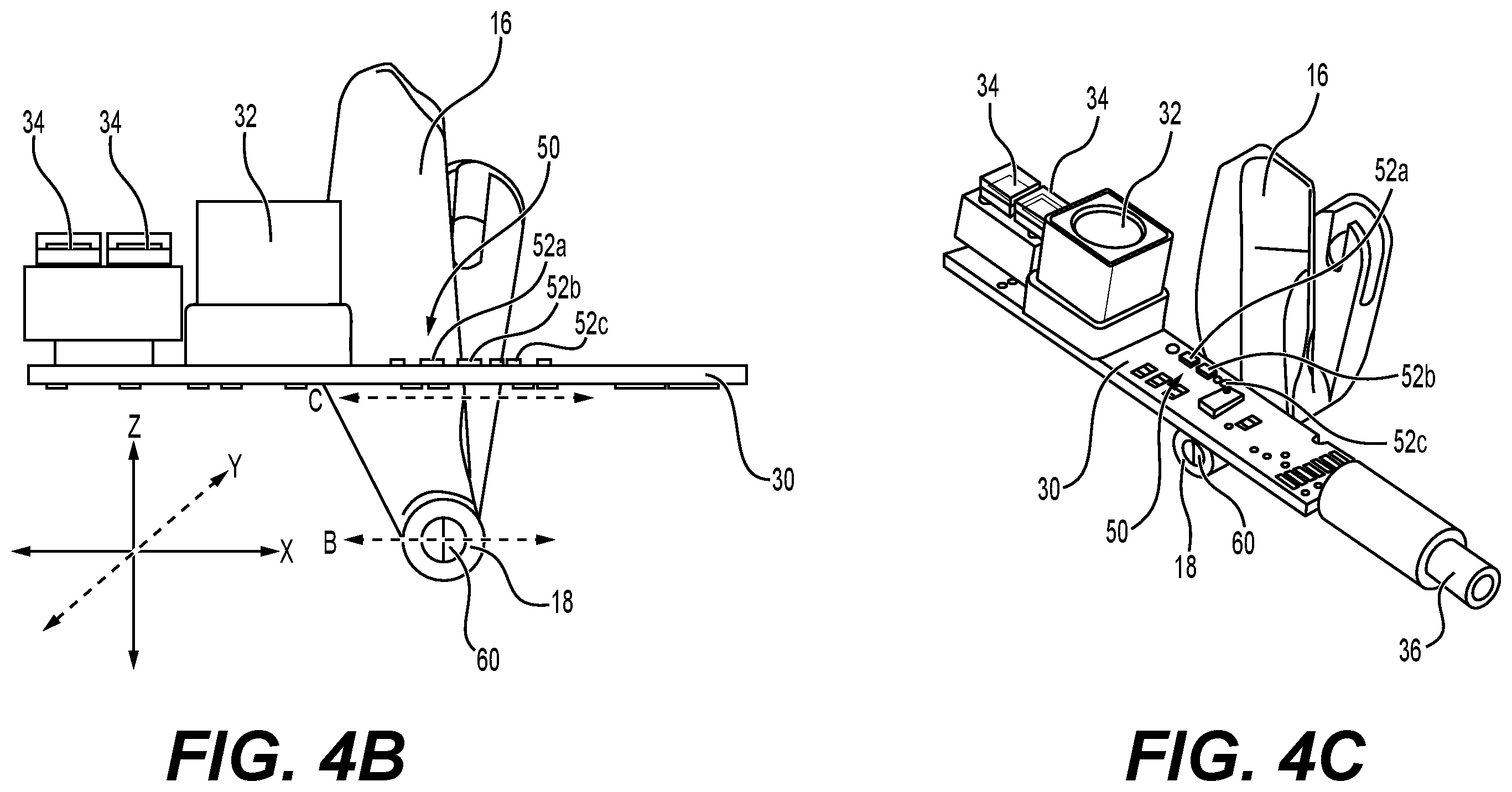 Patent US12588958 Figure 5 – Position tracking device assemblies and components
