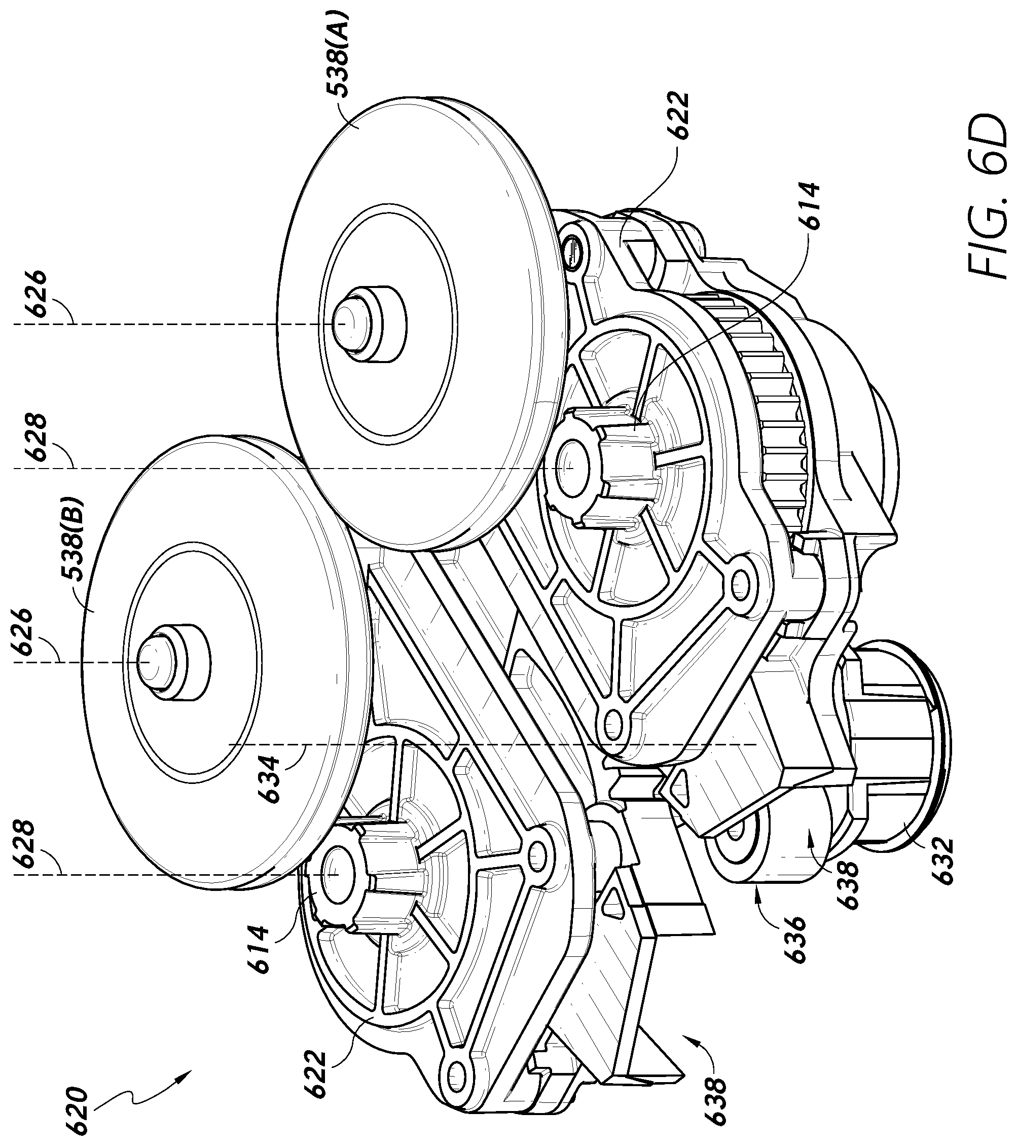 Patent US12588961 Figure 9 – Engagement control of instrument feeder devices