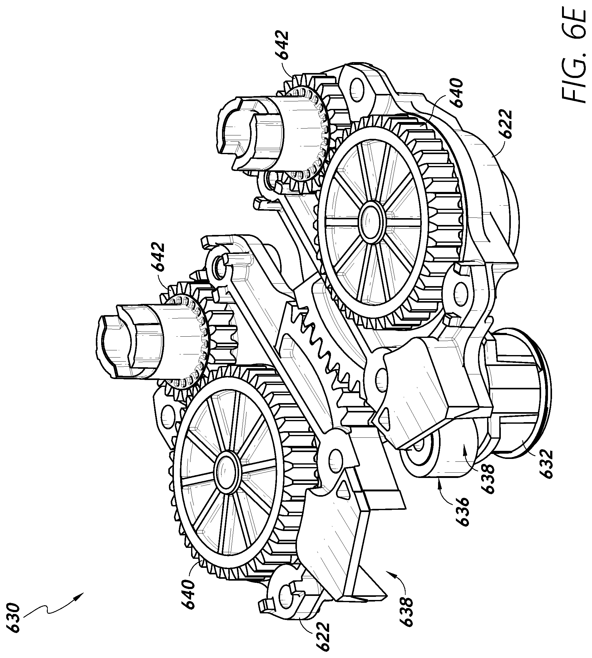 Patent US12588961 Figure 10 – Engagement control of instrument feeder devices