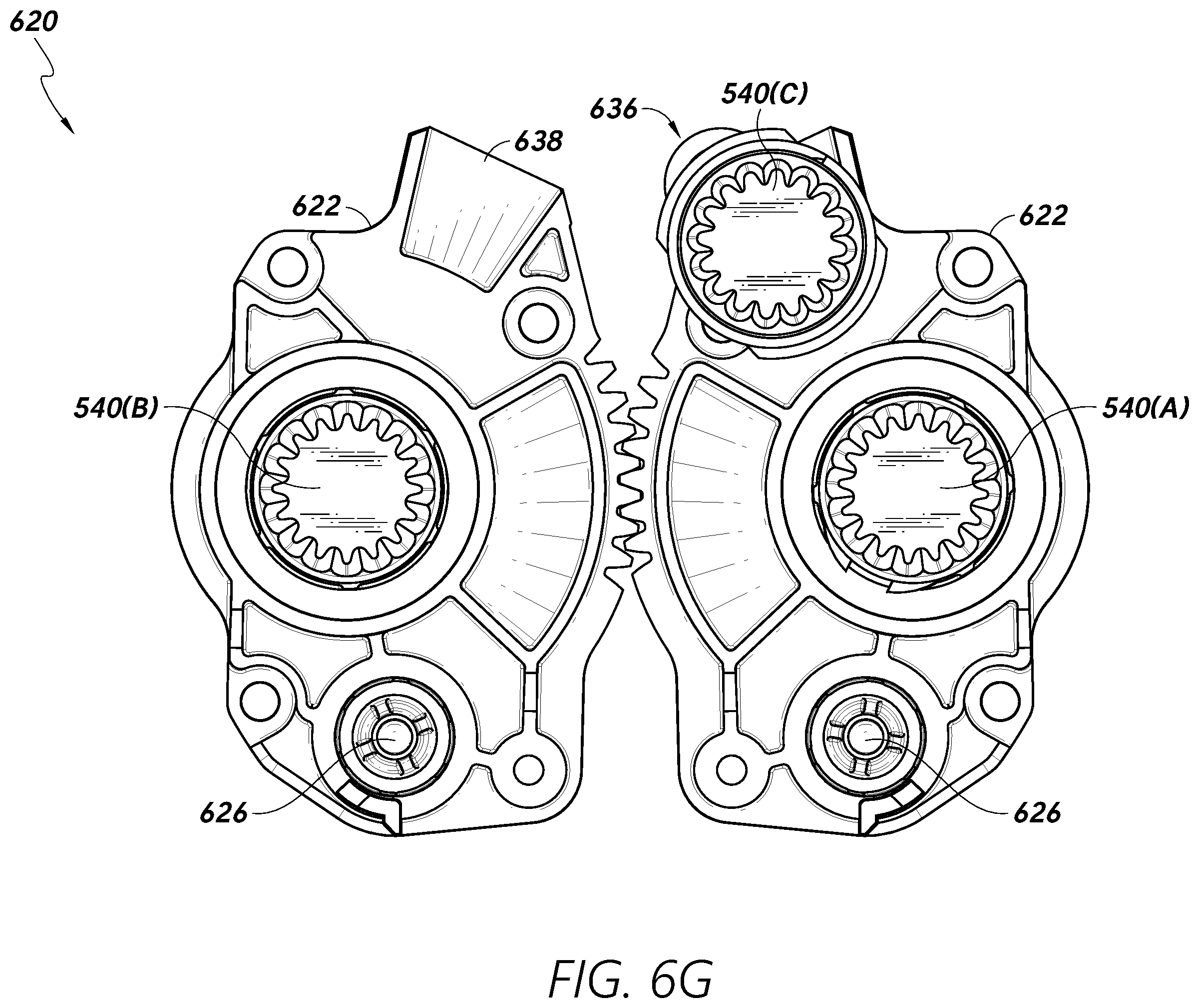 Patent US12588961 Figure 12 – Engagement control of instrument feeder devices