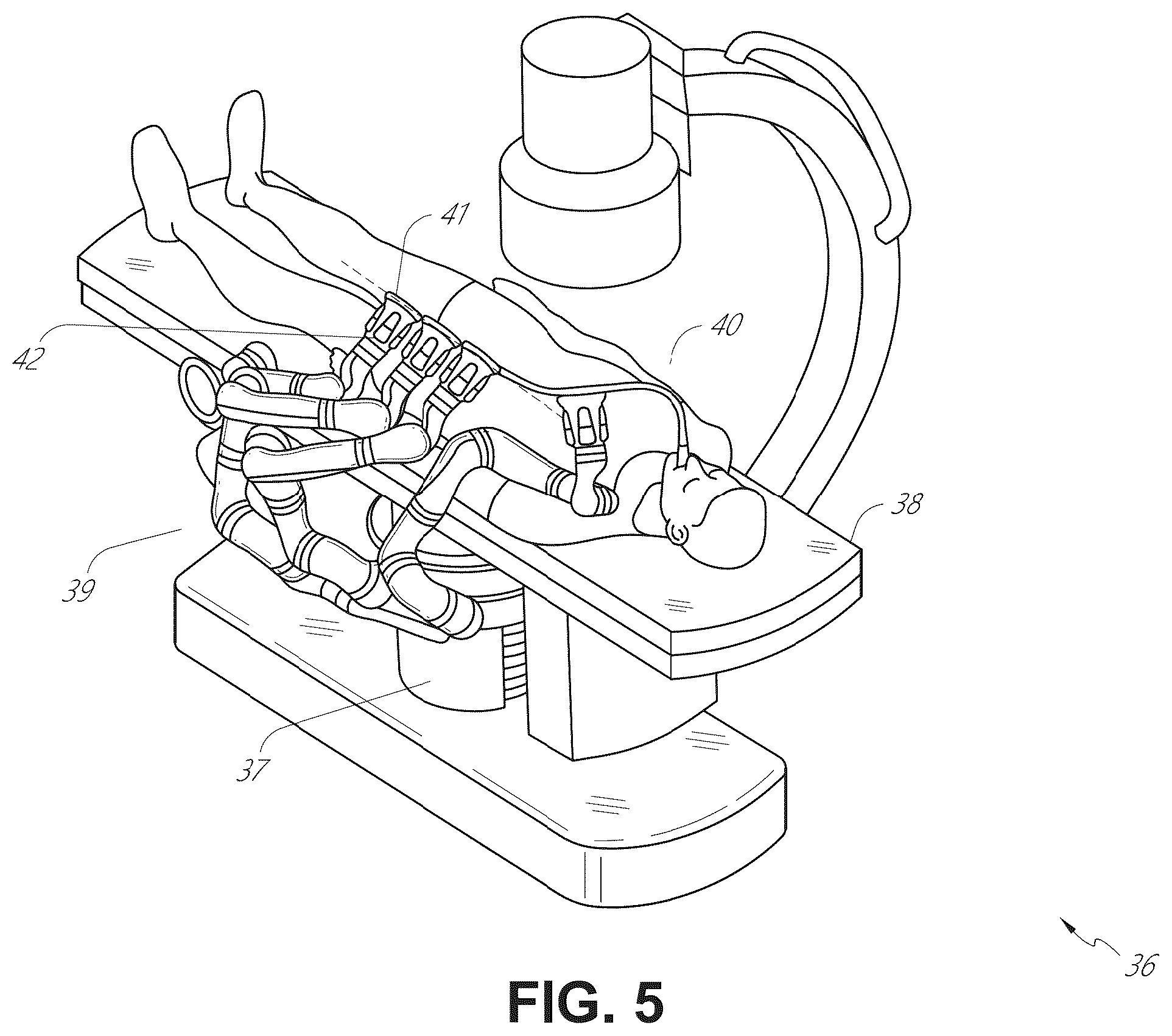 Patent US12588964 Figure 5 – Medical instrument guidance with robotic systems
