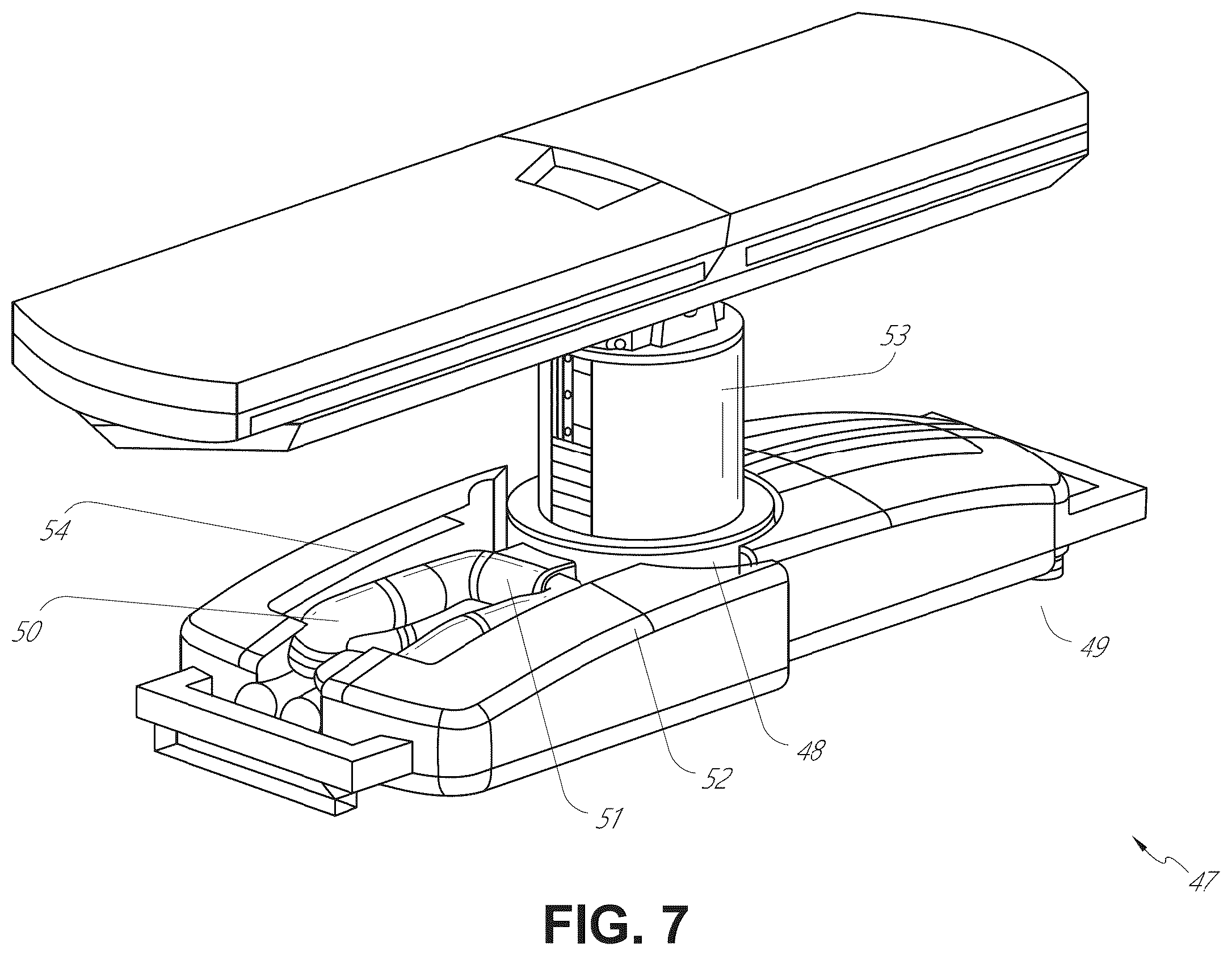 Patent US12588964 Figure 7 – Medical instrument guidance with robotic systems