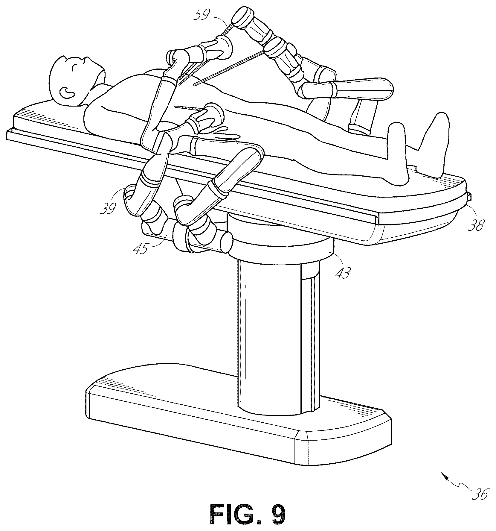 Patent US12588964 Figure 9 – Medical instrument guidance with robotic systems