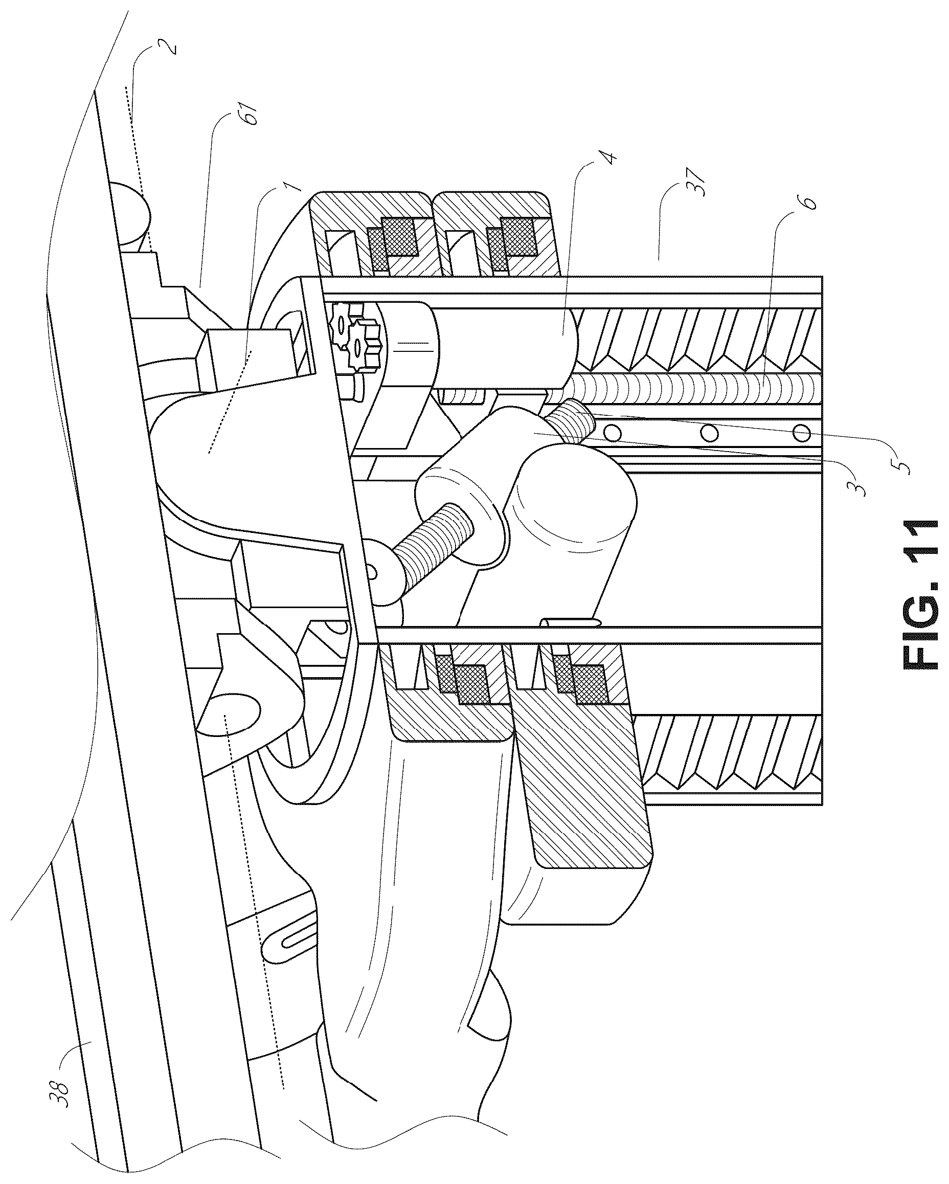Patent US12588964 Figure 11 – Medical instrument guidance with robotic systems