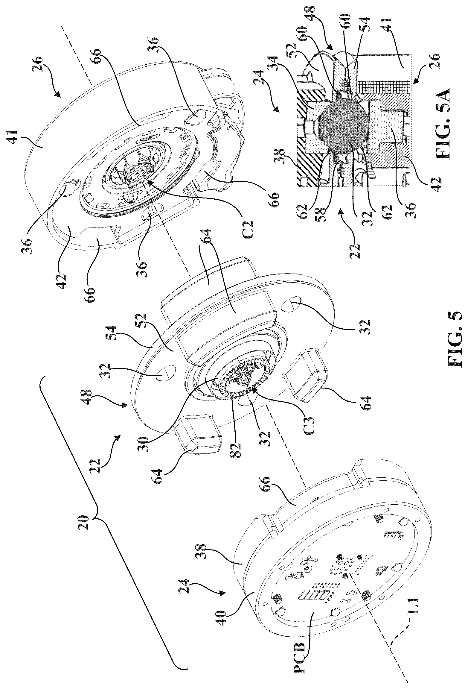 Patent US12588966 Figure 4 – Robotic surgical system with illumination device to indicate mounting assembly installation condition