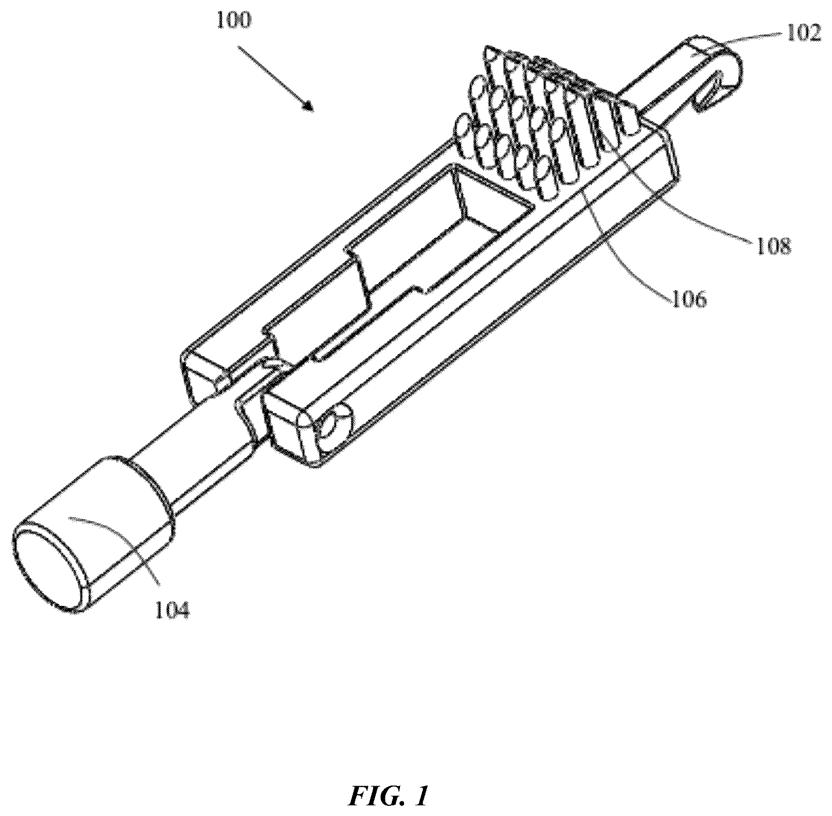 Patent US12588974 Figure 1 – Orthodontic tool comprising hook, chewy and brush members