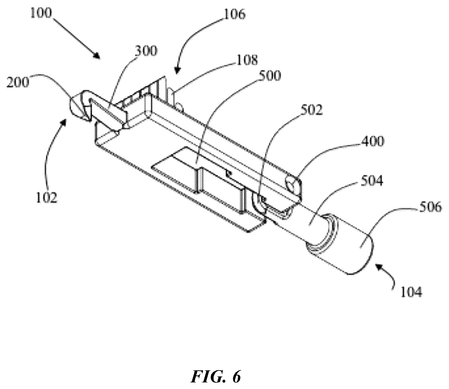 Patent US12588974 Figure 6 – Orthodontic tool comprising hook, chewy and brush members