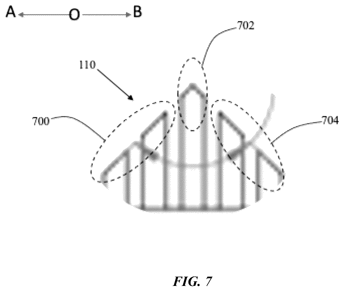 Patent US12588974 Figure 7 – Orthodontic tool comprising hook, chewy and brush members