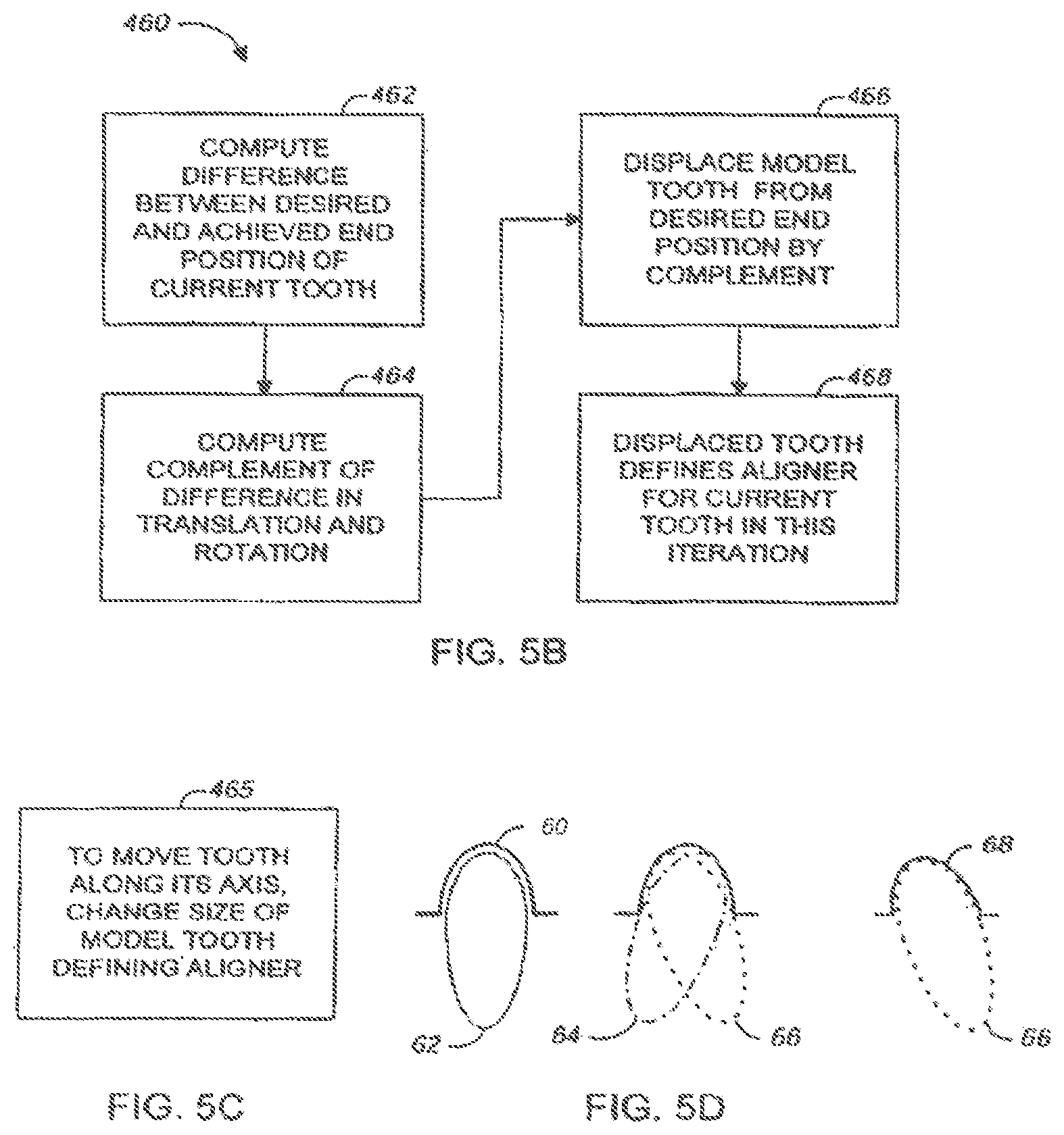 Patent US12588976 Figure 6 – Methods of forming dental appliances with reinforcement ribs