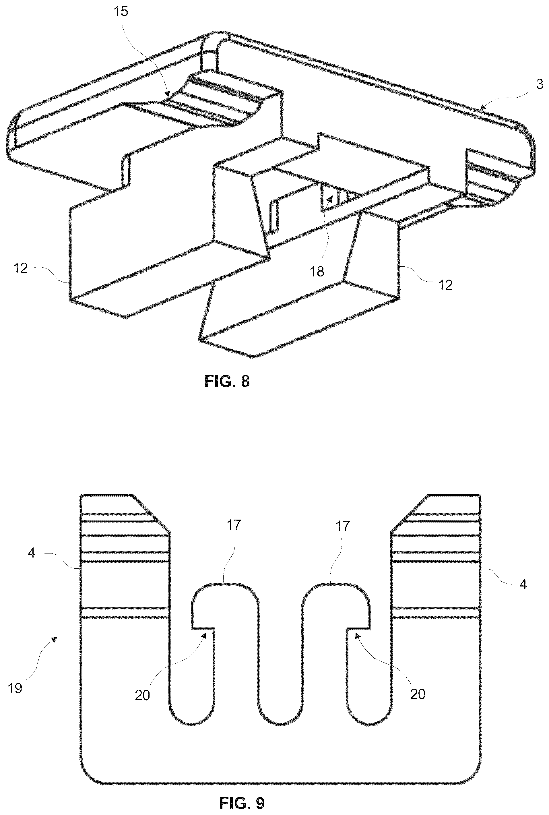 Patent US12588979 Figure 5 – Active self-ligating orthodontic bracket