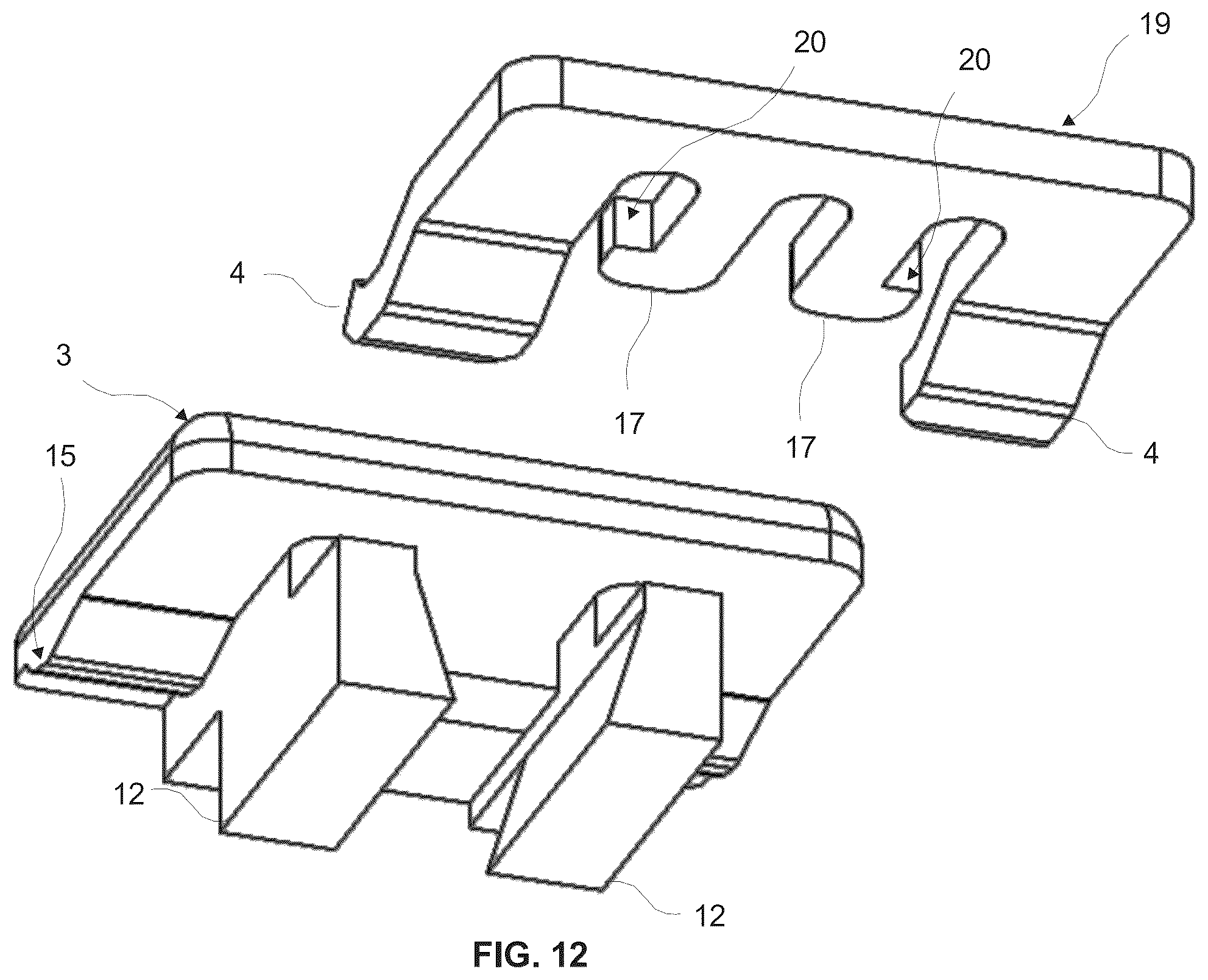 Patent US12588979 Figure 7 – Active self-ligating orthodontic bracket