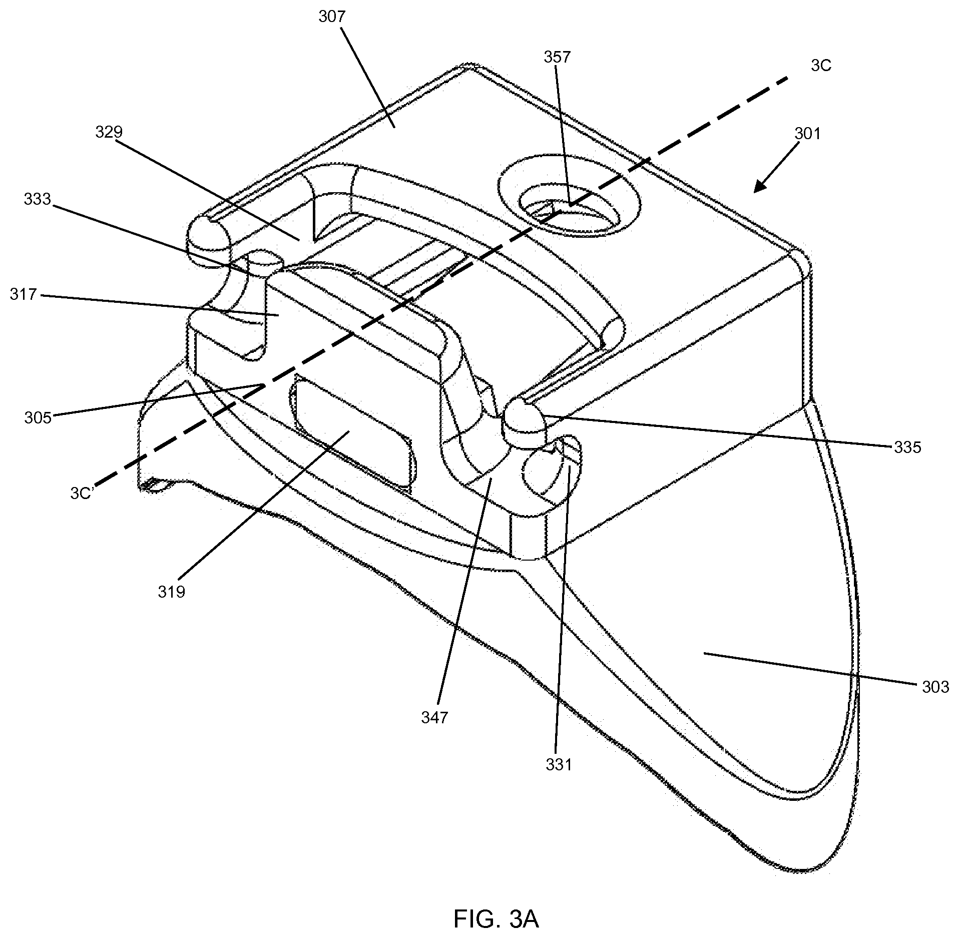 Patent US12588980 Figure 5 – Orthodontic appliance with snap fitted, non-sliding archwire